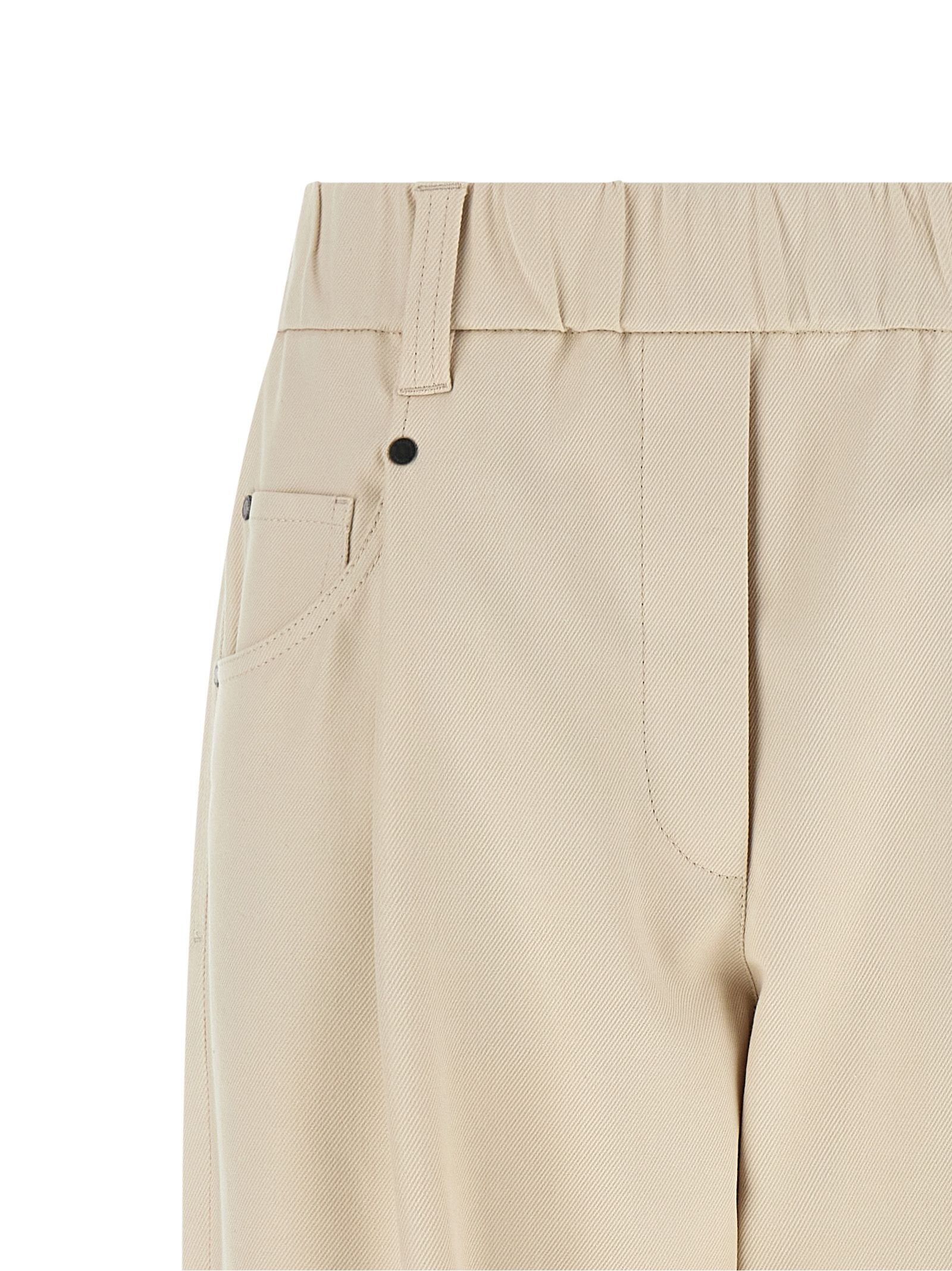 Cotton Casual Women's Pants - Brunello Cucinelli - Modalova