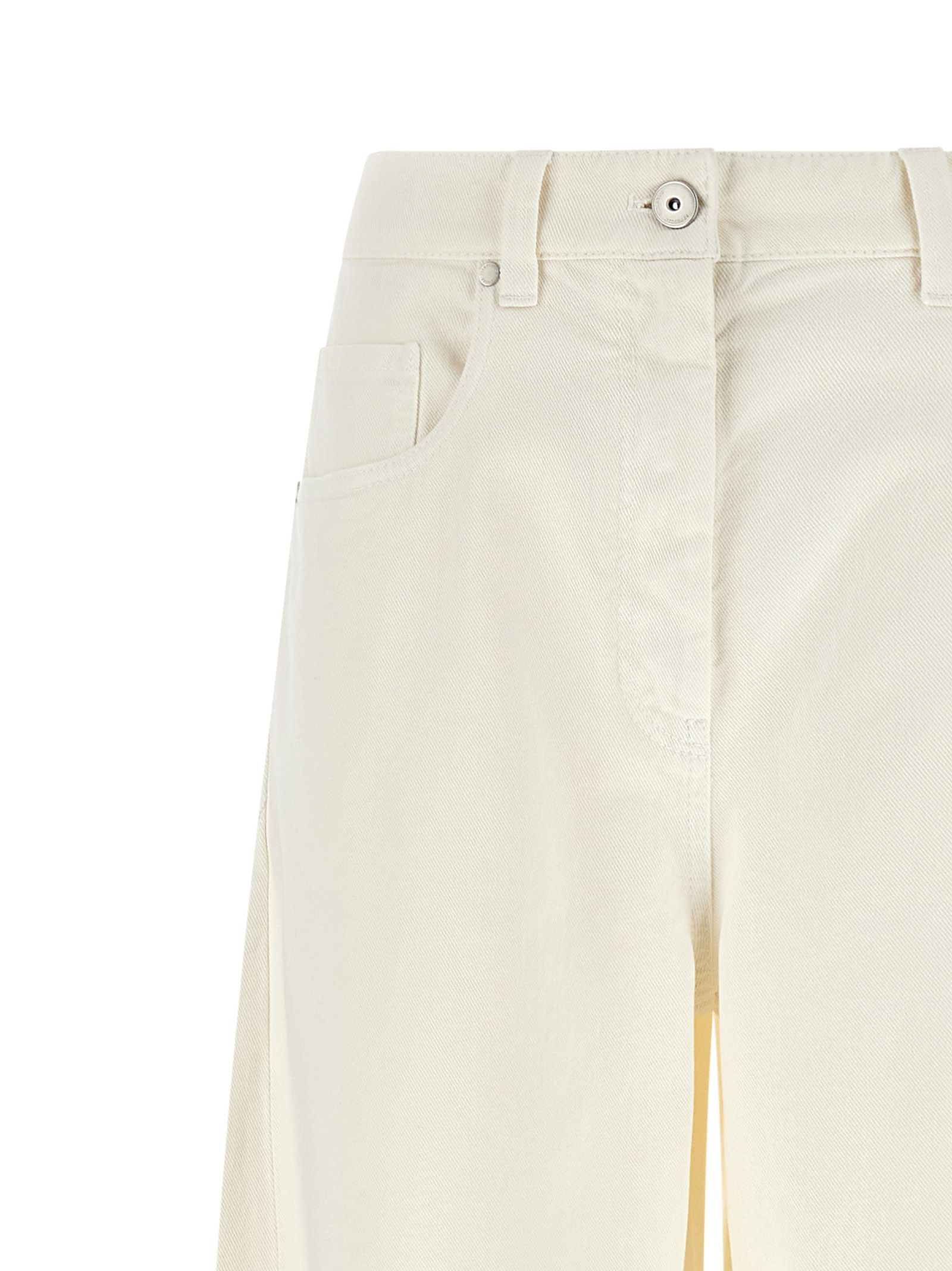Cotton Relaxed Fit Women's Jeans - Brunello Cucinelli - Modalova