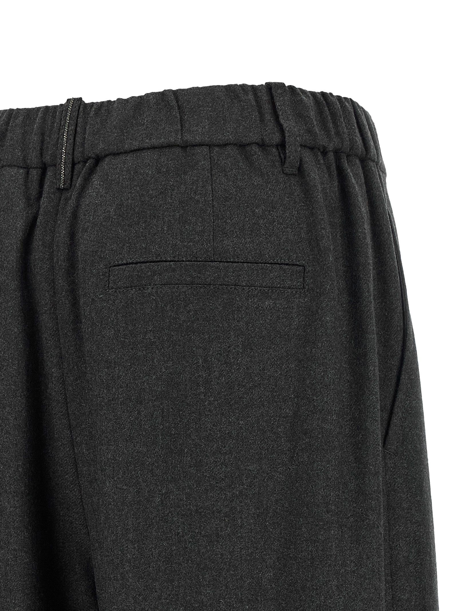 Virgin Wool Casual Women's Pants - Brunello Cucinelli - Modalova