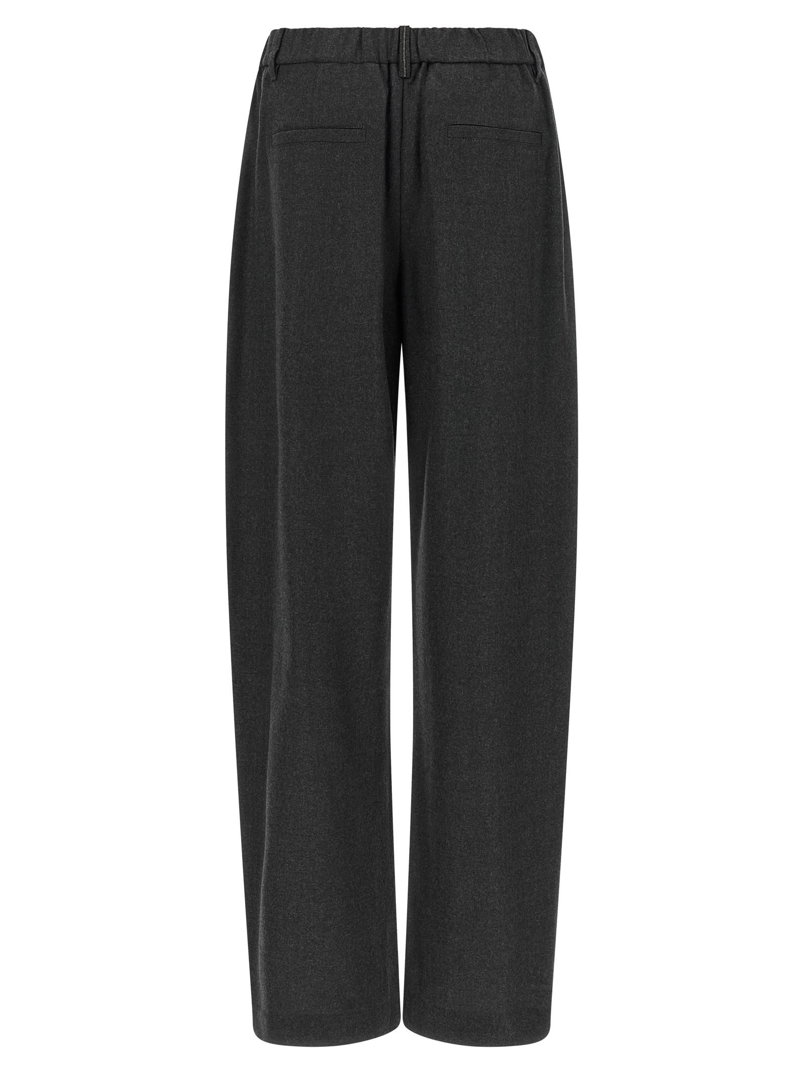 Virgin Wool Casual Women's Pants - Brunello Cucinelli - Modalova