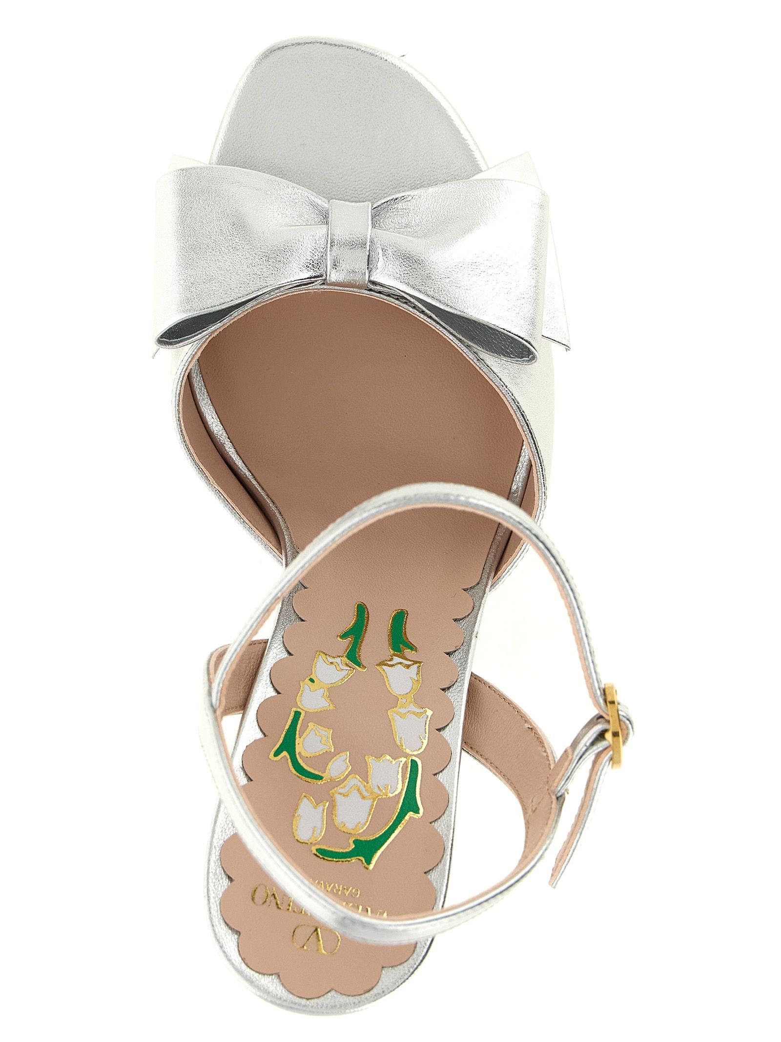 Leather Stiletto Heel Women's Sandals - Valentino Garavani - Modalova