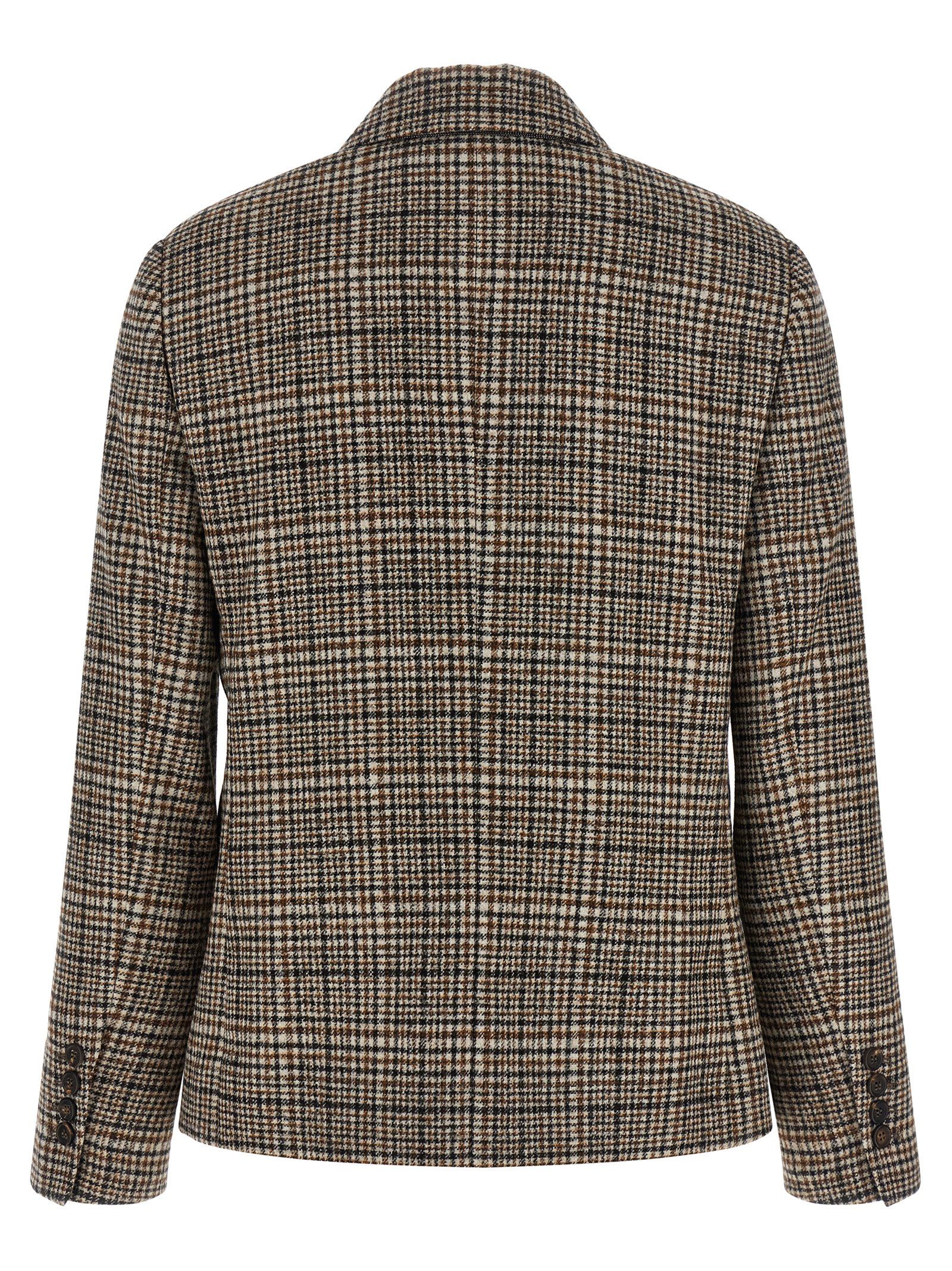 Alpaca Leather Women's Blazer - Brunello Cucinelli - Modalova