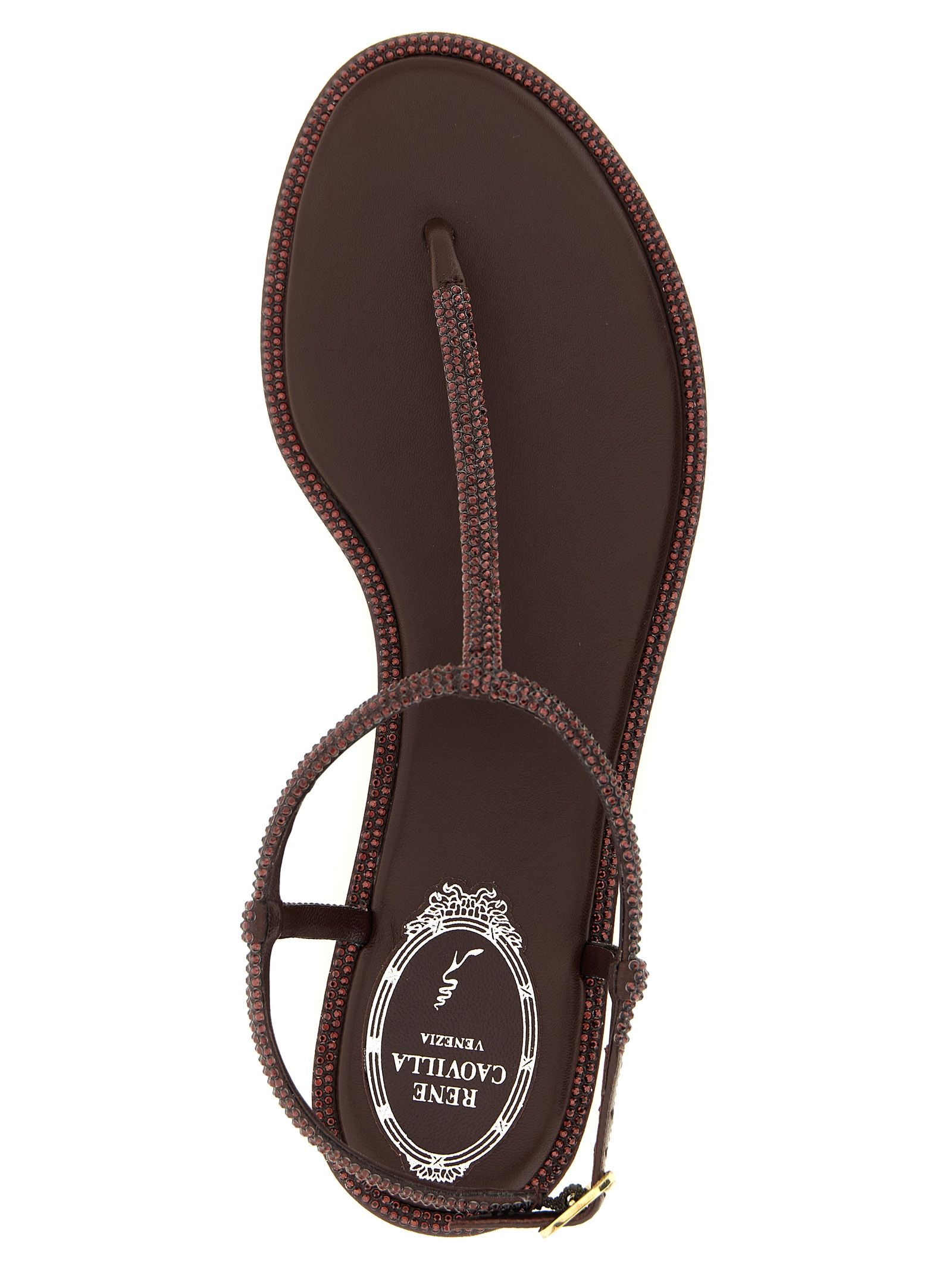 Viscose Flat Women's Sandals - RENE CAOVILLA - Modalova