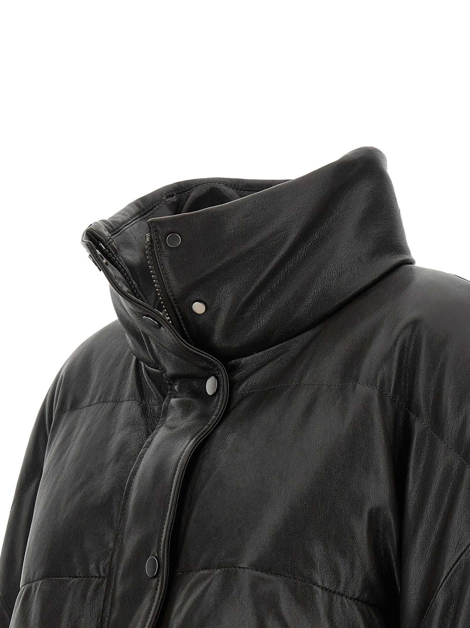 Lamb Leather Leather Women's Jacket - Brunello Cucinelli - Modalova