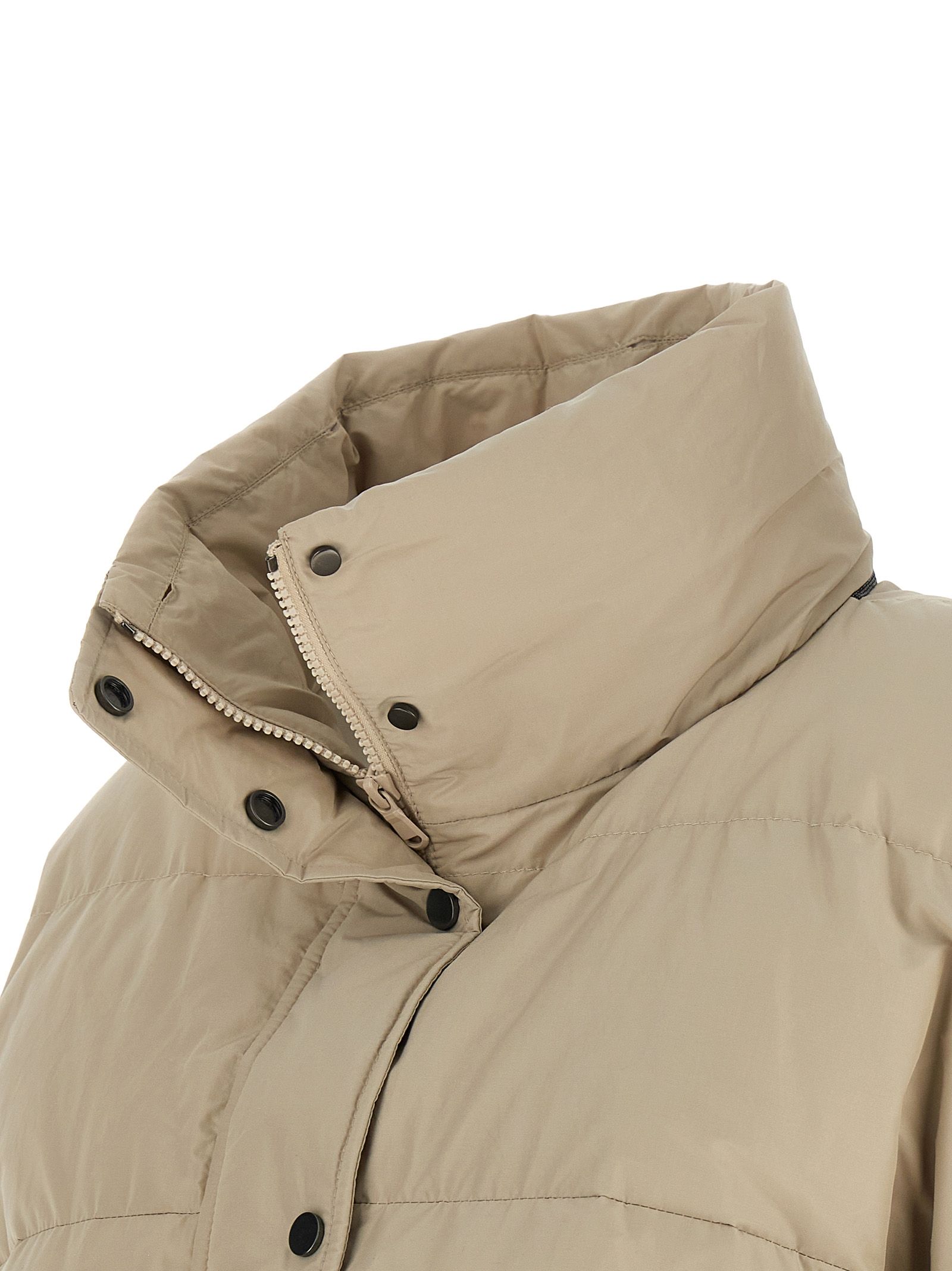 Cotton Full-Length Women's Jacket - Brunello Cucinelli - Modalova