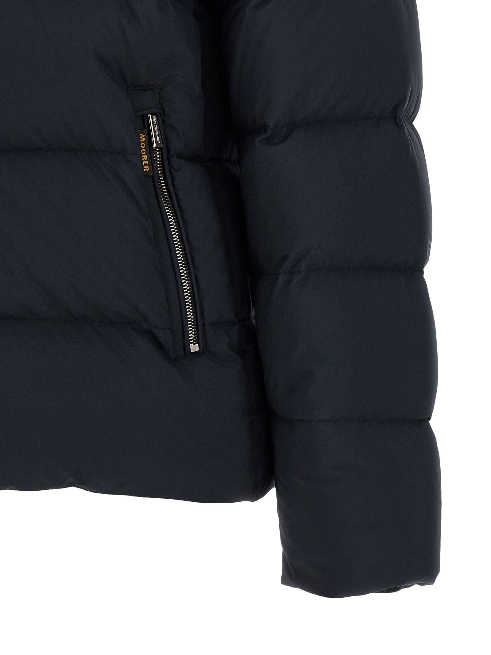 MooRER Blue Wool Men's Bomber - MooRER - Modalova