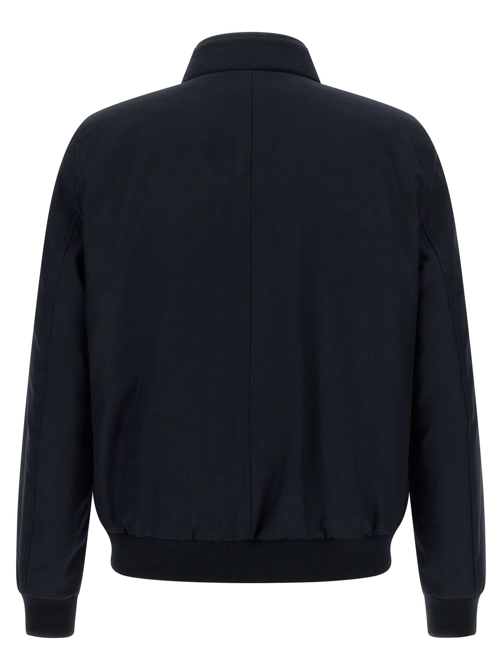 MooRER Blue Wool Men's Bomber - MooRER - Modalova