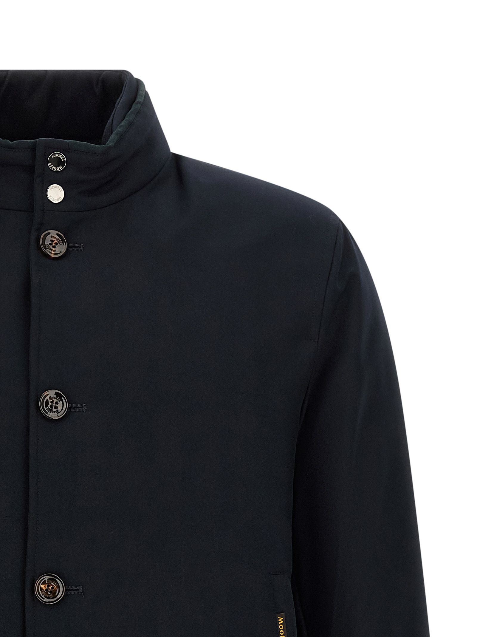 MooRER Blue Wool Men's Bomber - MooRER - Modalova