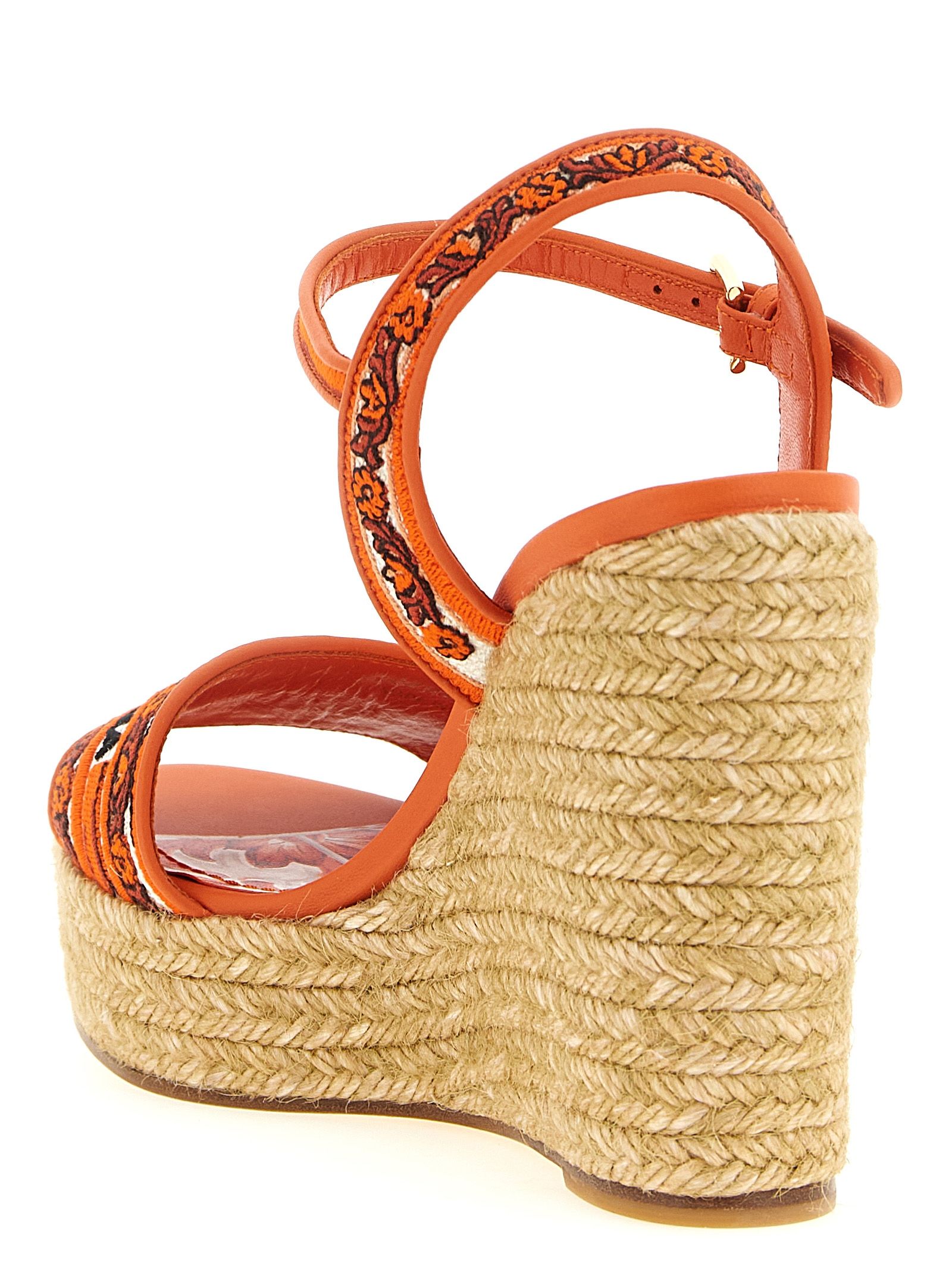 Cotton Wedge Women's Sandals - Dolce & Gabbana - Modalova