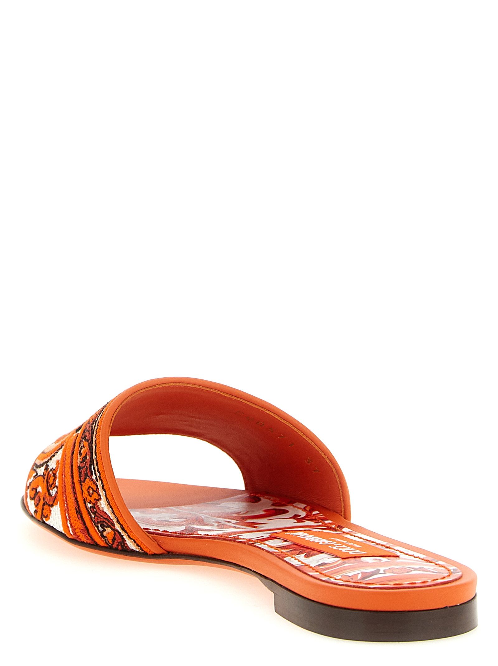 Cotton Women's Slides - Dolce & Gabbana - Modalova