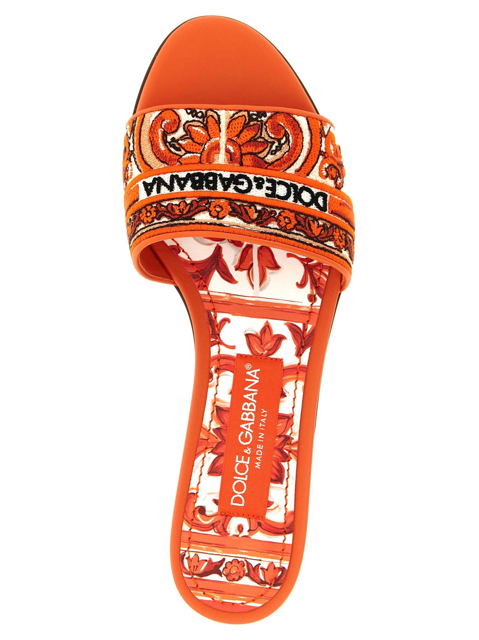 Cotton Women's Slides - Dolce & Gabbana - Modalova
