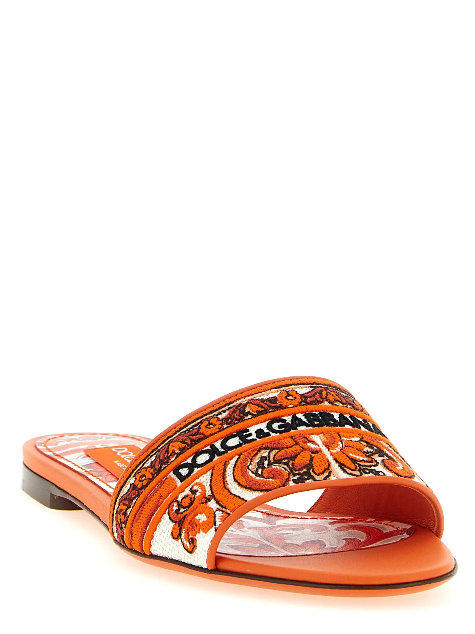 Cotton Women's Slides - Dolce & Gabbana - Modalova