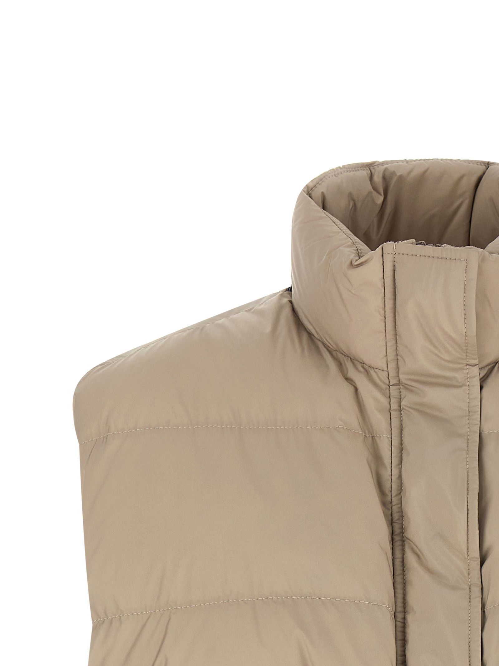 Polyester Sleeveless Women's Jacket - Brunello Cucinelli - Modalova