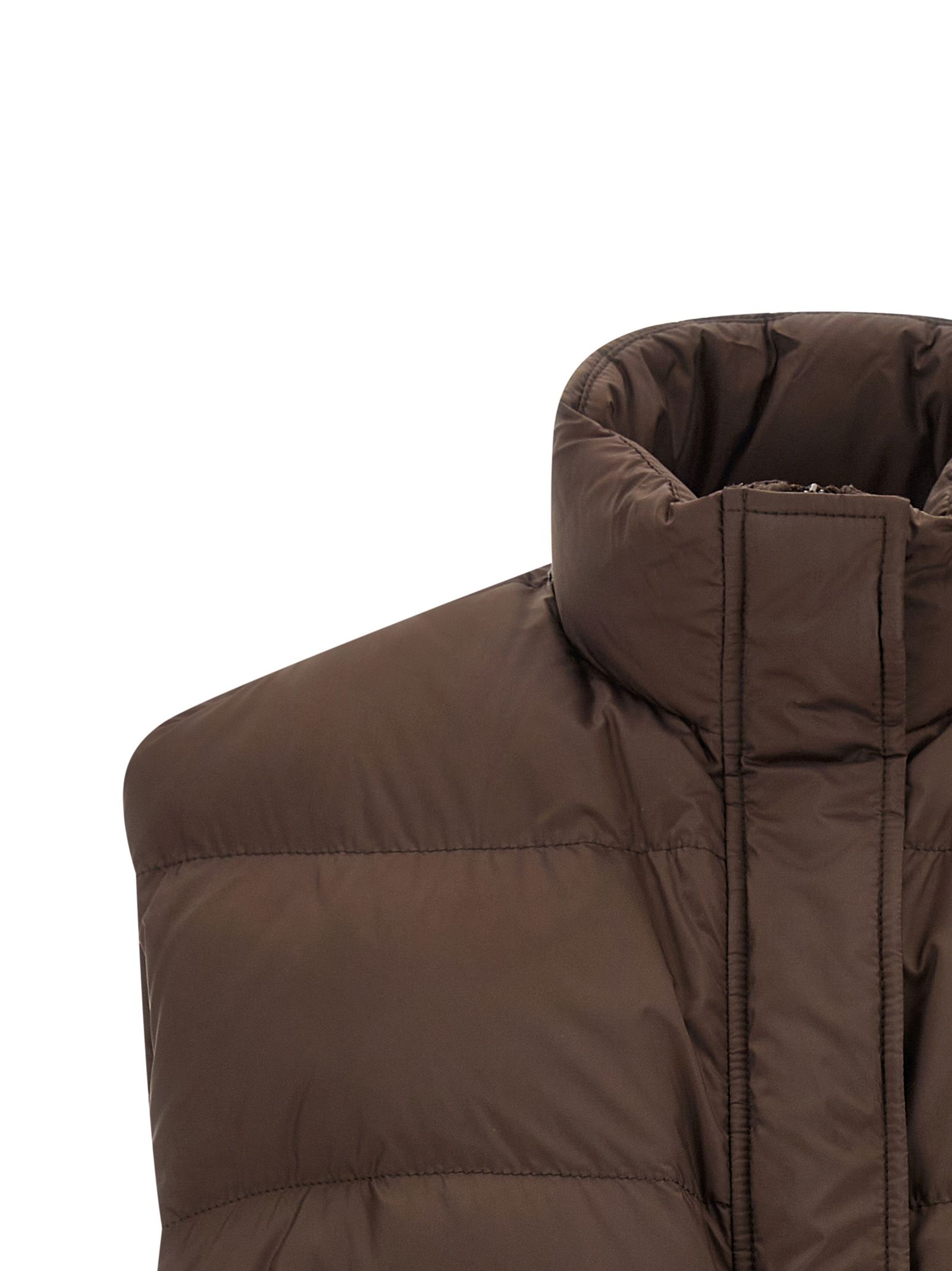 Polyester Sleeveless Women's Jacket - Brunello Cucinelli - Modalova