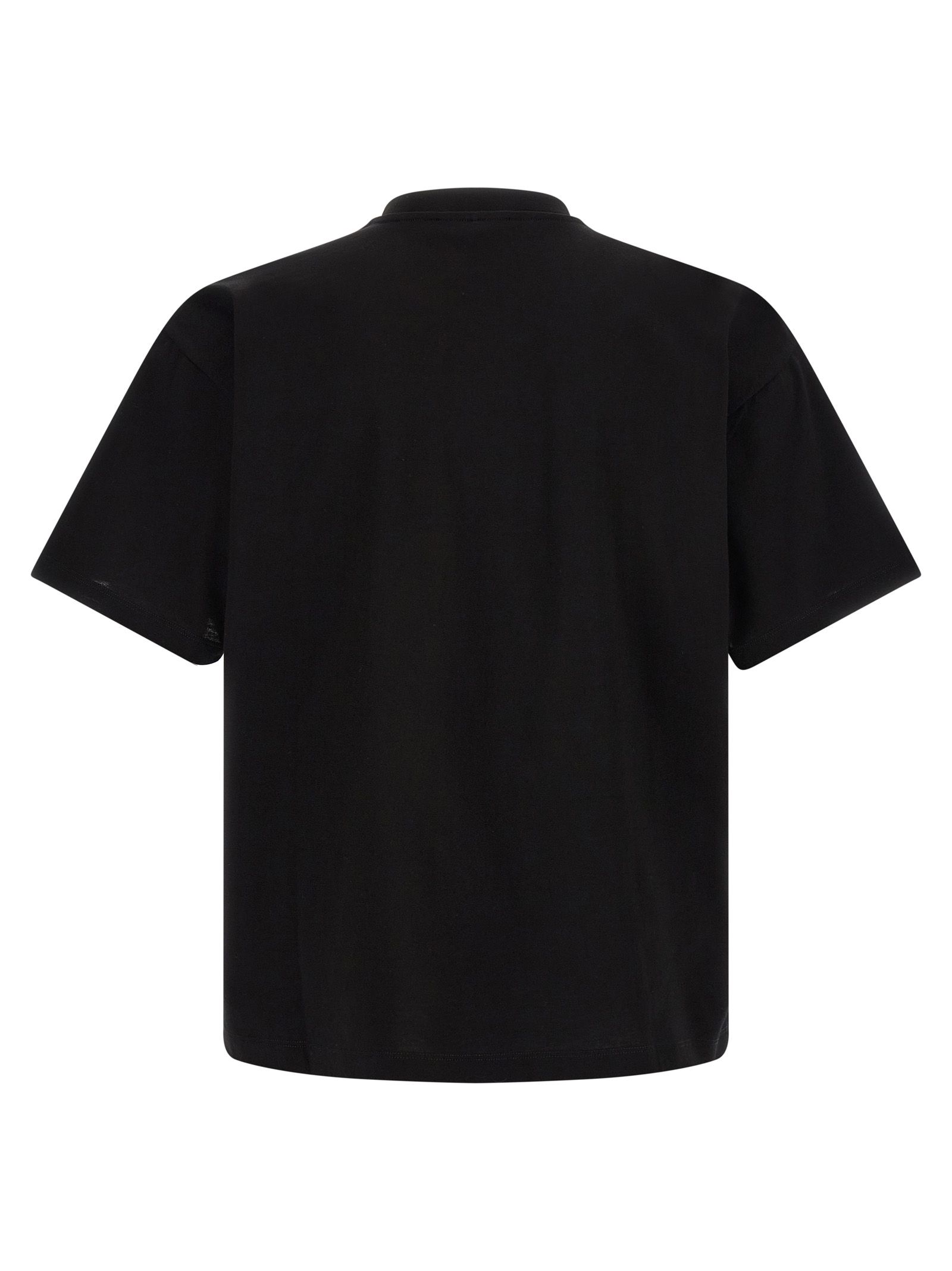 Versace Black Cotton Men's T-Shirt - Versace - Modalova