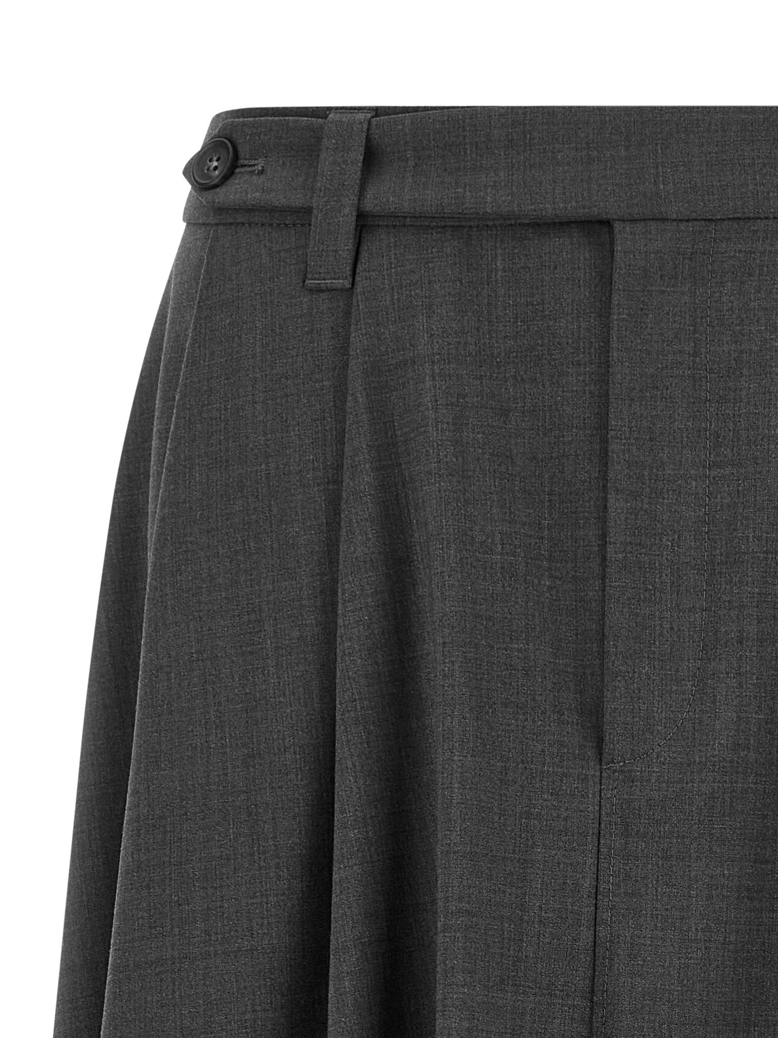 Virgin Wool Midi Women's Skirt - Brunello Cucinelli - Modalova