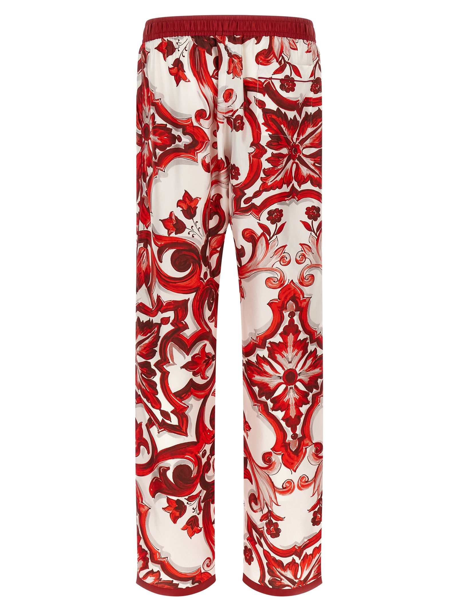 Silk Casual Men's Pants - Dolce & Gabbana - Modalova