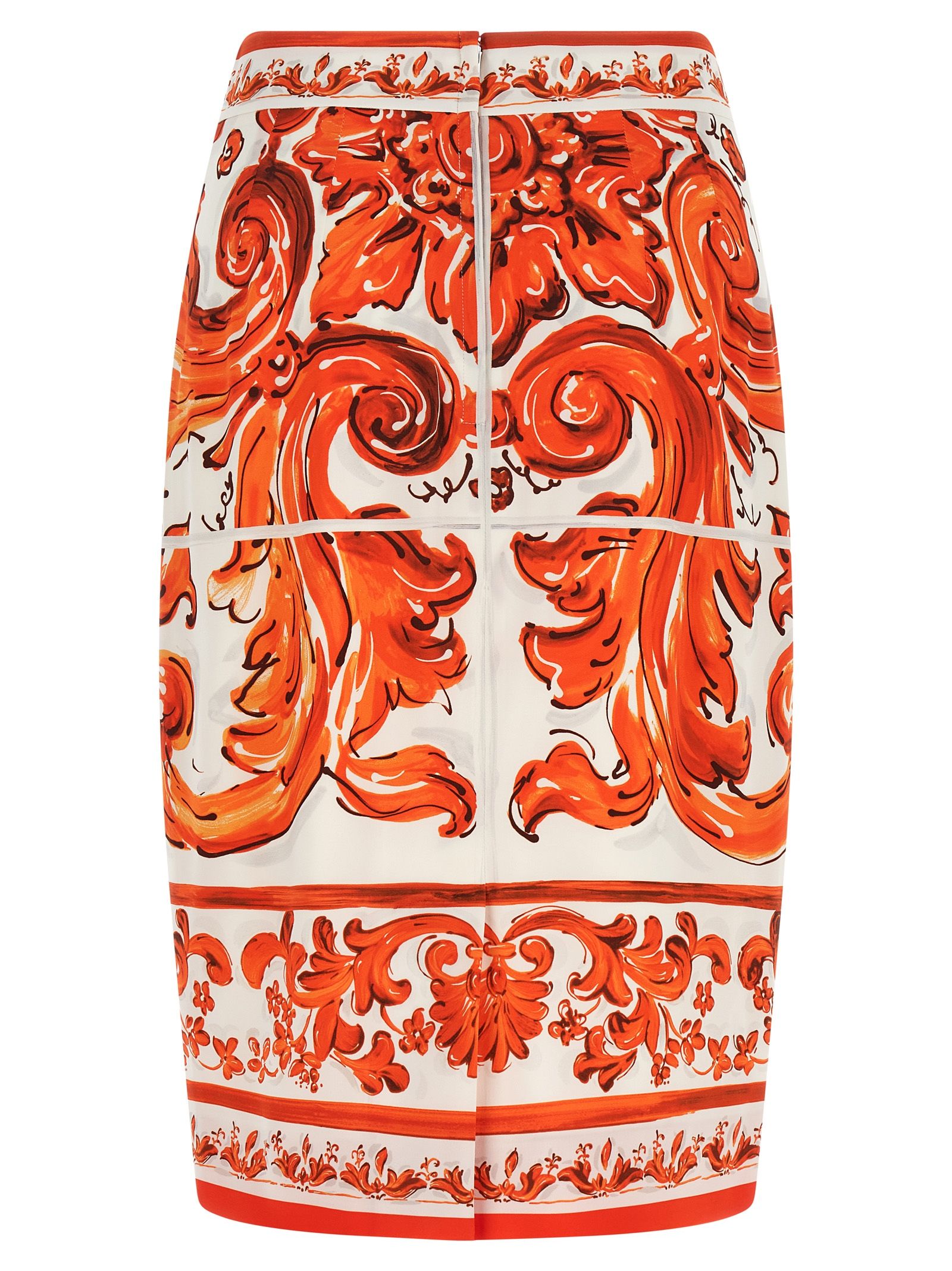 Silk Midi Women's Skirt - Dolce & Gabbana - Modalova