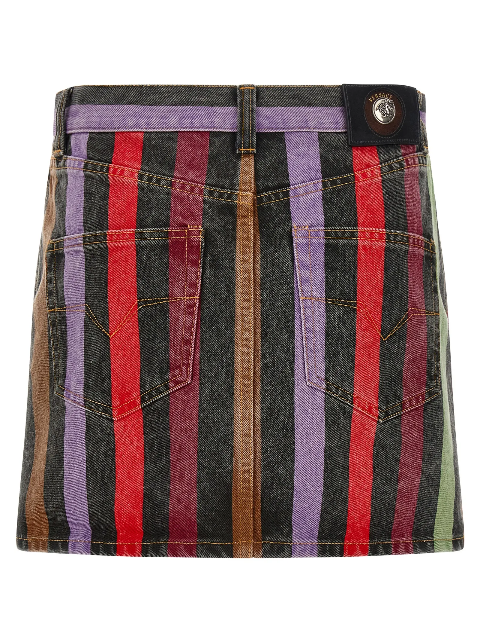 Cotton Long Women's Skirt - Versace - Modalova