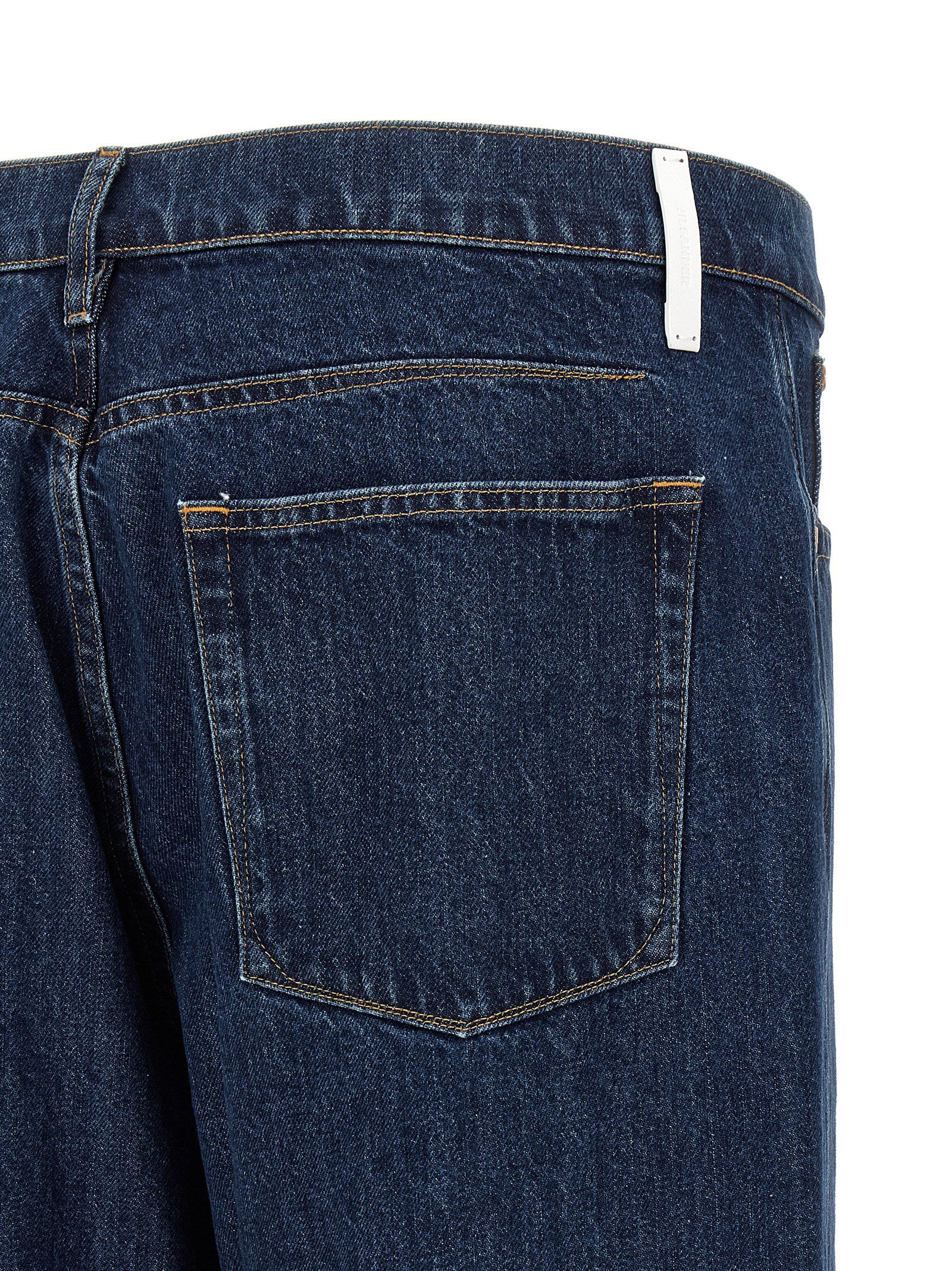 Cotton Straight-Leg Men's Jeans - Jil Sander - Modalova