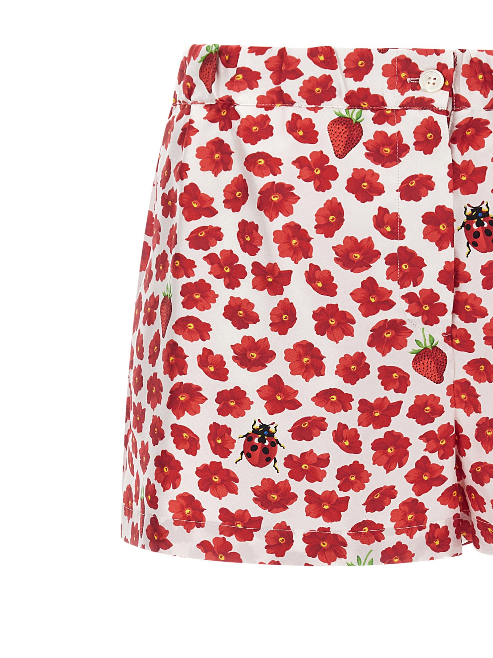 Silk Bermuda Women's Shorts - Versace - Modalova
