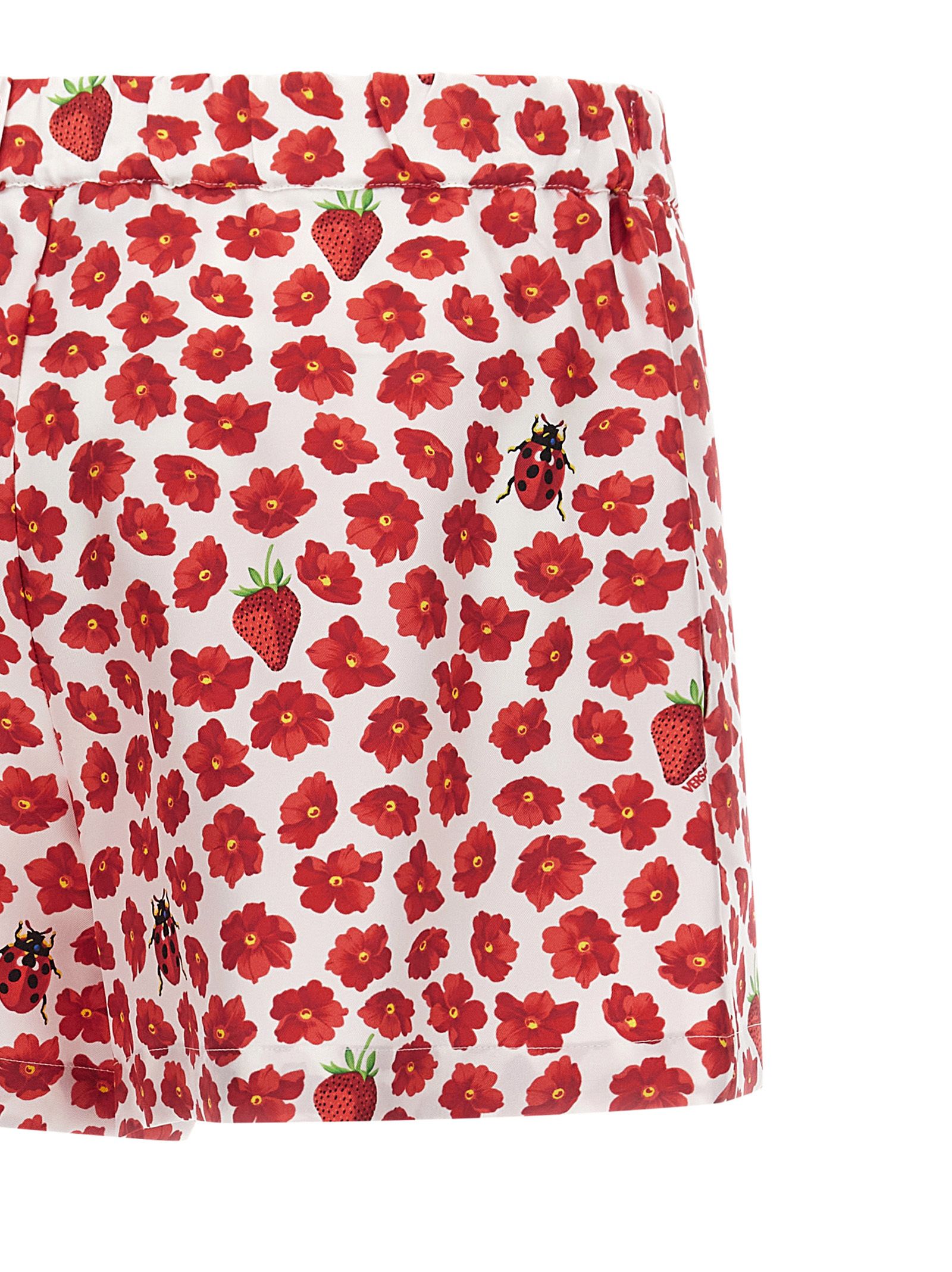 Silk Bermuda Women's Shorts - Versace - Modalova