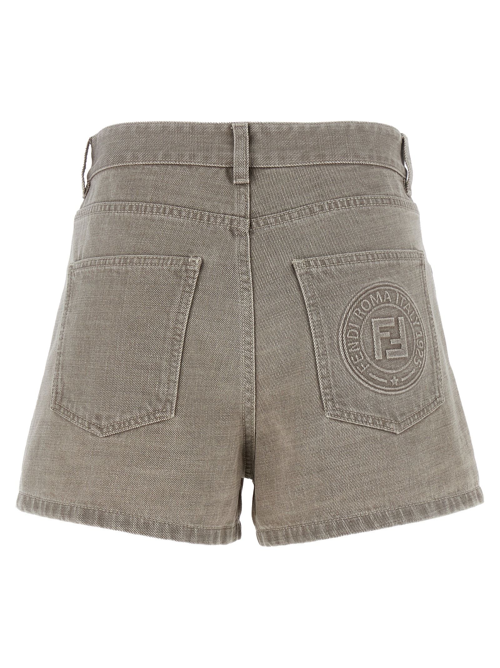 Cotton Bermuda Women's Shorts - Fendi - Modalova