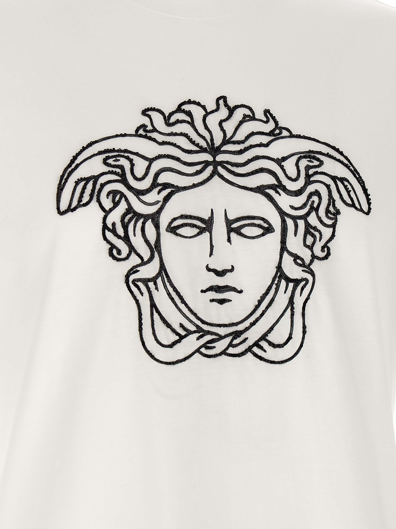 Cotton Men's T-Shirt - Versace - Modalova