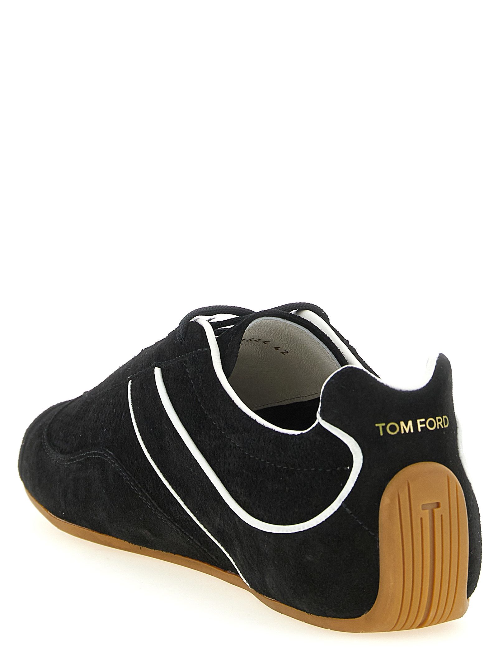 Calfskin Men's Sneakers - Tom Ford - Modalova