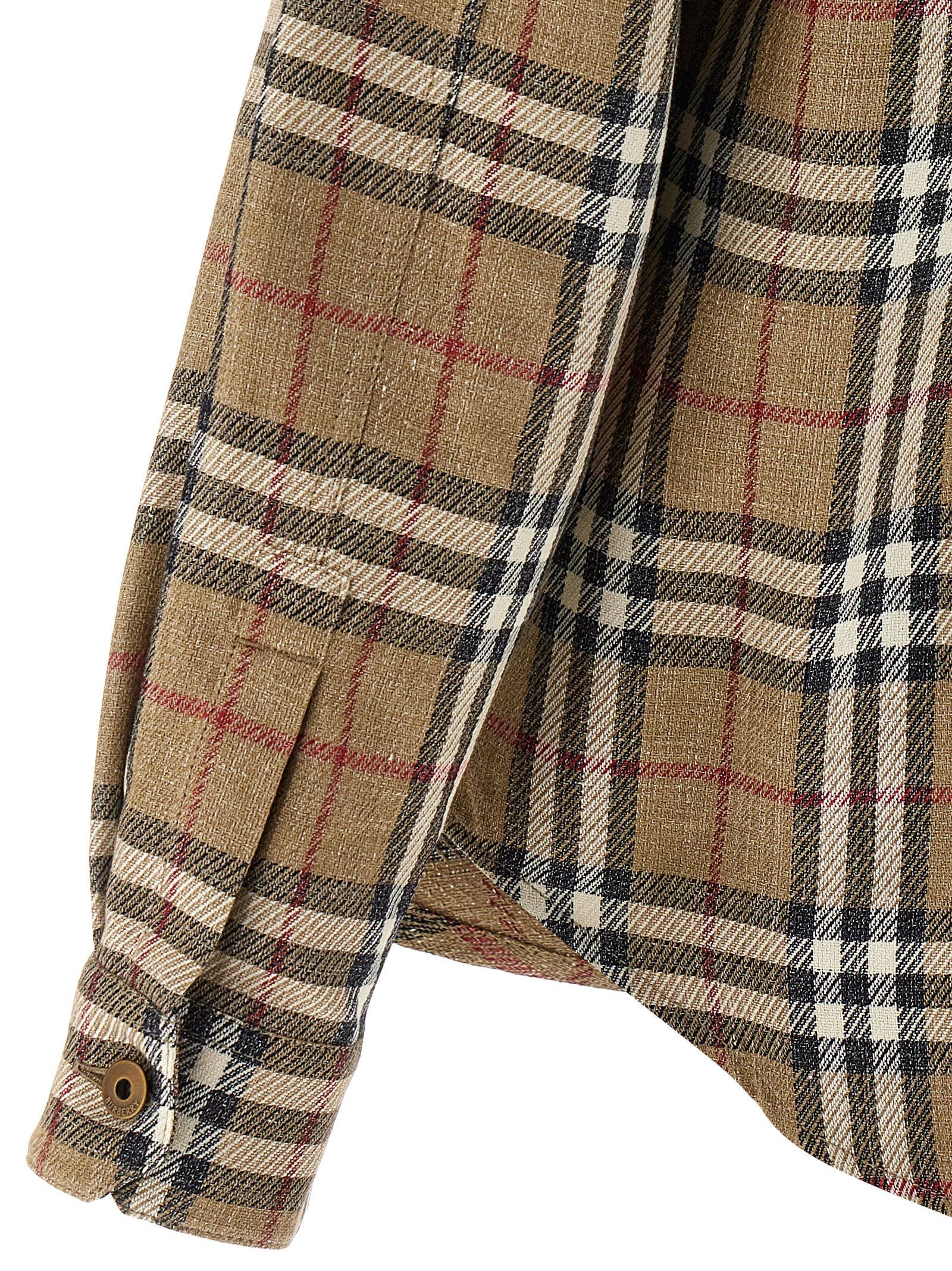 Burberry Brown Cotton Men's Blouse - Burberry - Modalova