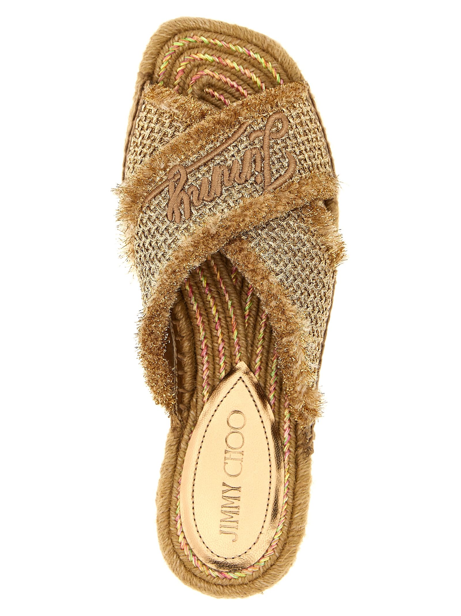 Textile Women's Slides - Jimmy Choo - Modalova