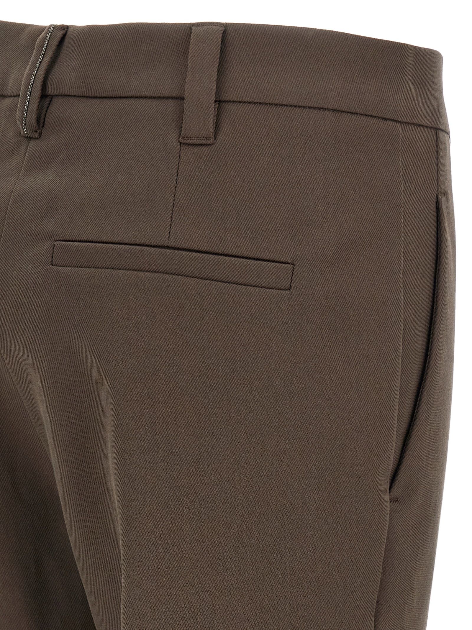 Cotton Casual Women's Pants - Brunello Cucinelli - Modalova