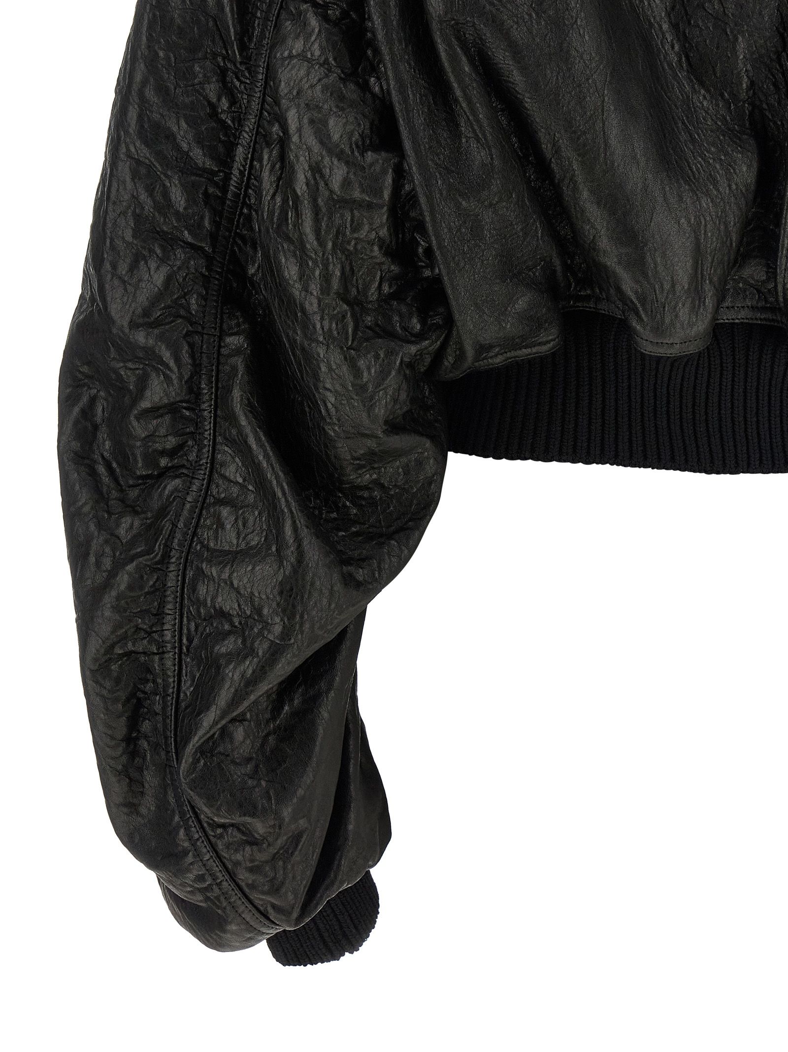 Lamb Leather Leather Women's Jacket - Rick Owens - Modalova