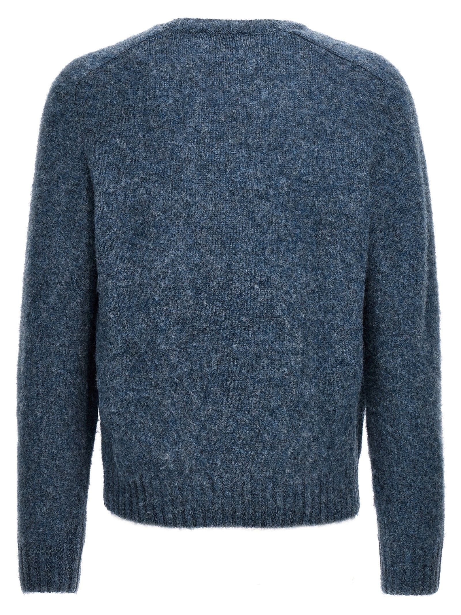 Harmony Blue Wool Men's Cardigan - Harmony - Modalova