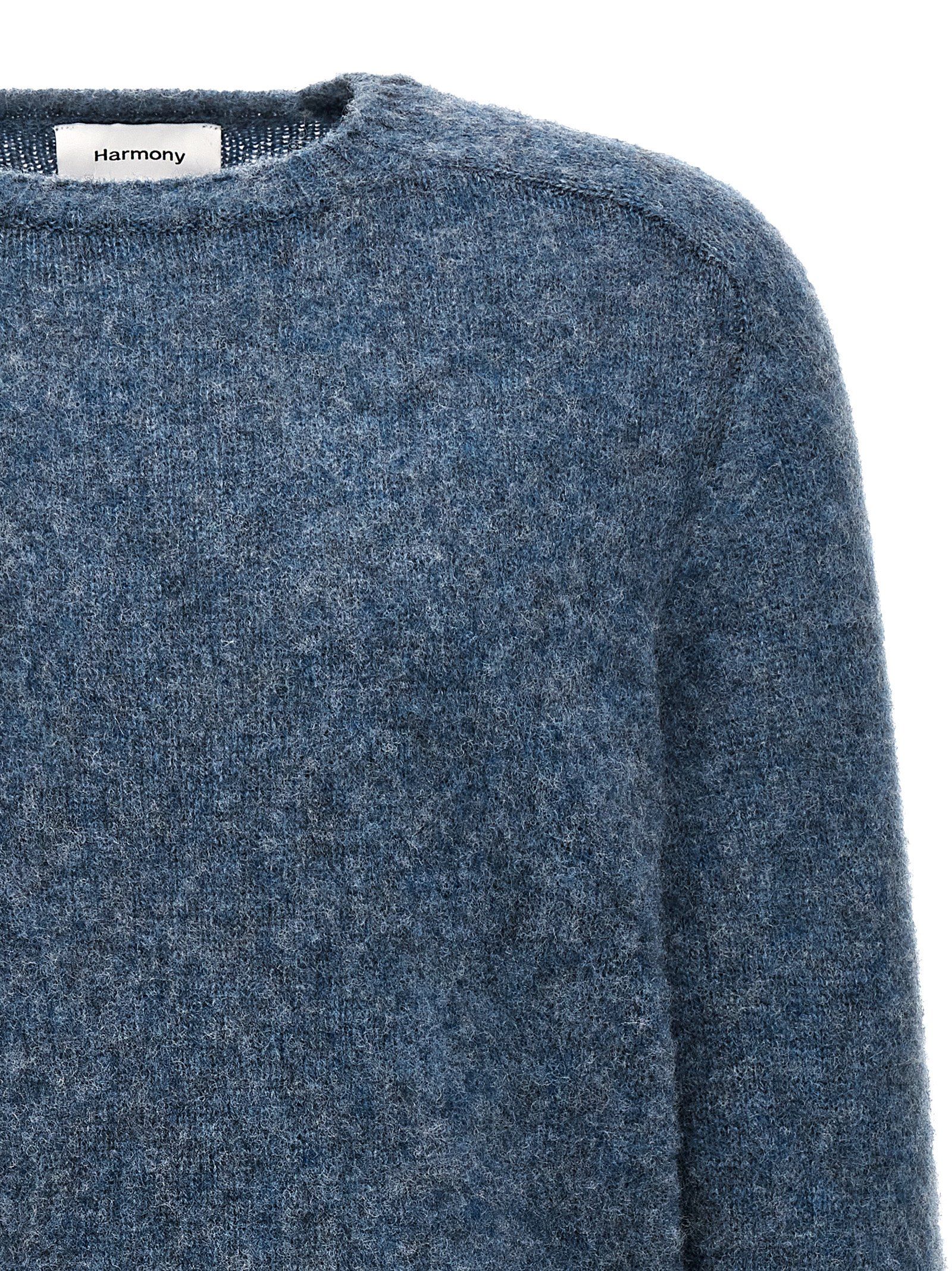Harmony Blue Wool Men's Cardigan - Harmony - Modalova