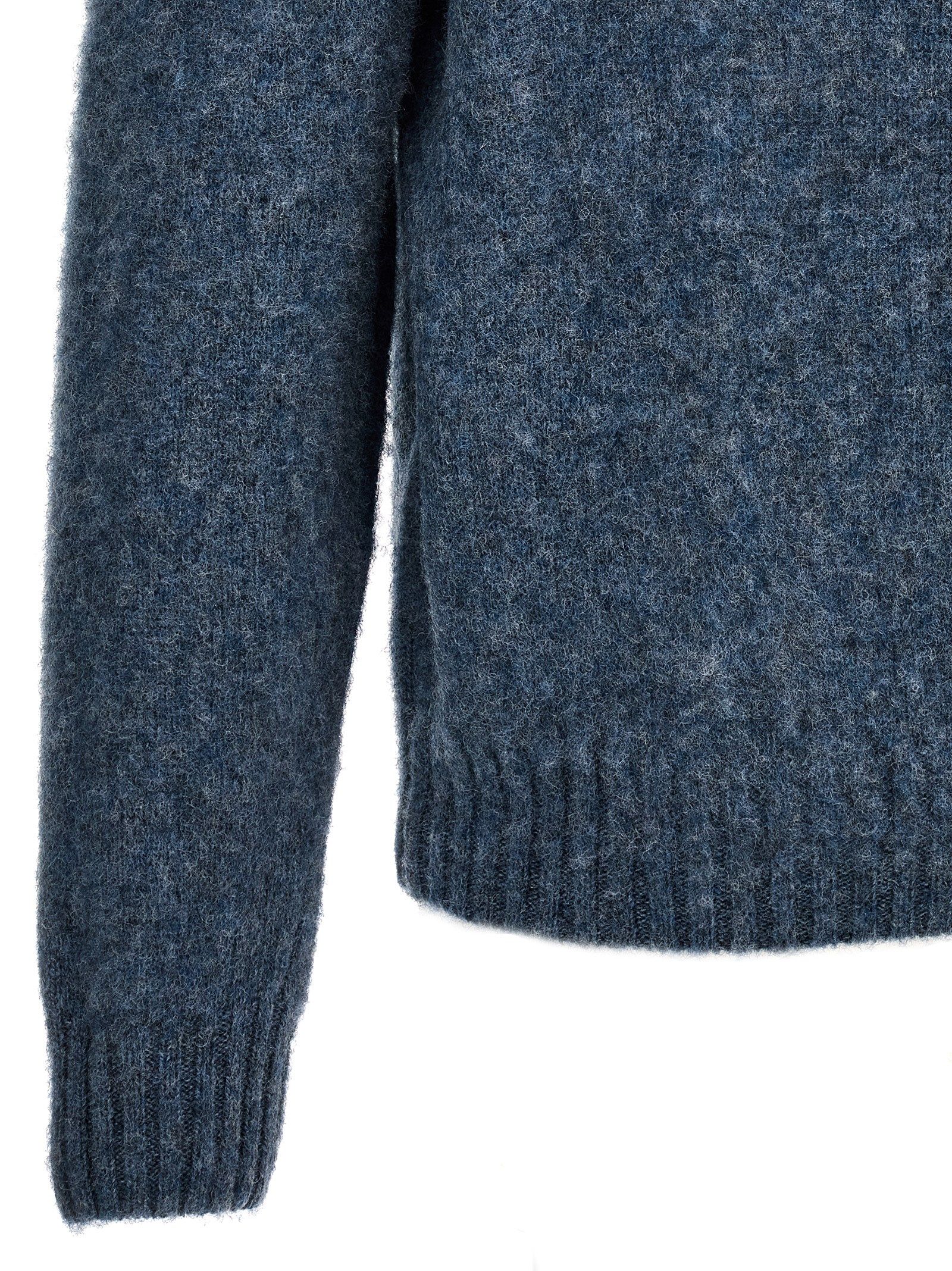 Harmony Blue Wool Men's Cardigan - Harmony - Modalova