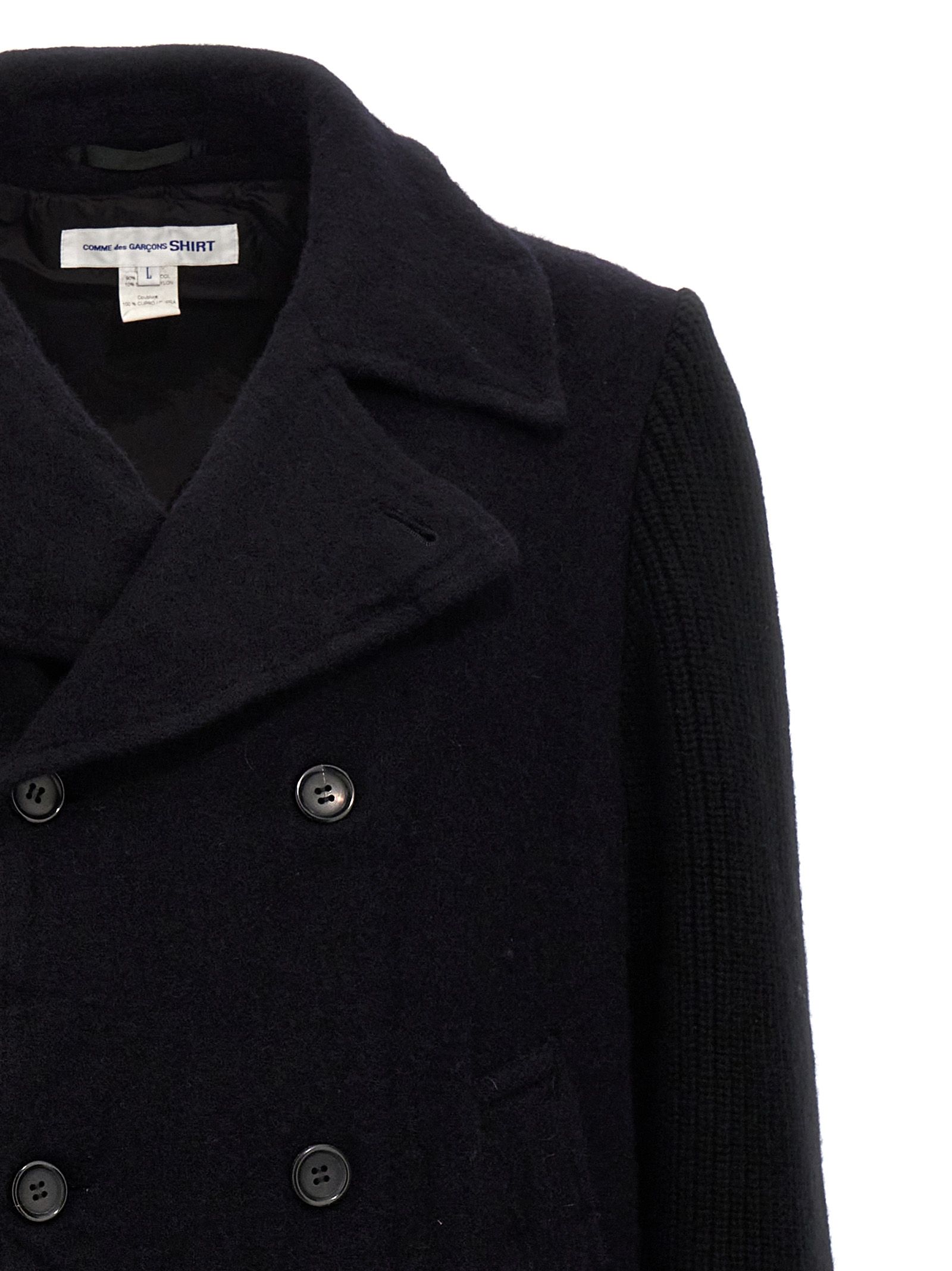 Wool Men's Coat - Comme Des Garçons - Modalova