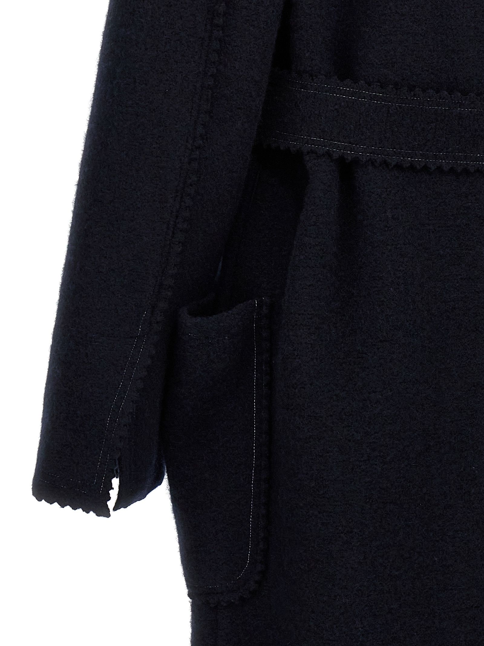 Max Mara Blue Wool Women's Coat - Max Mara - Modalova