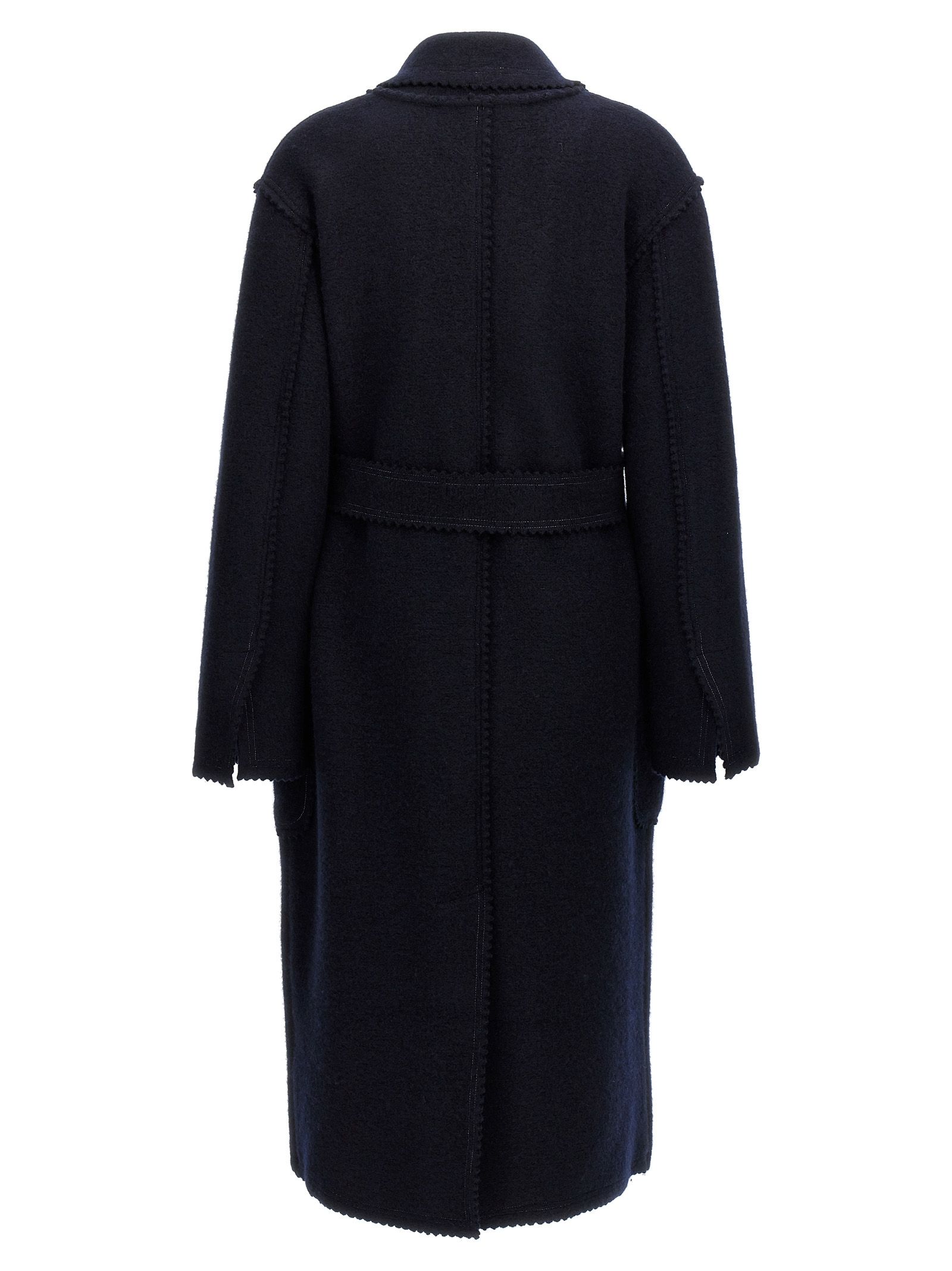 Max Mara Blue Wool Women's Coat - Max Mara - Modalova