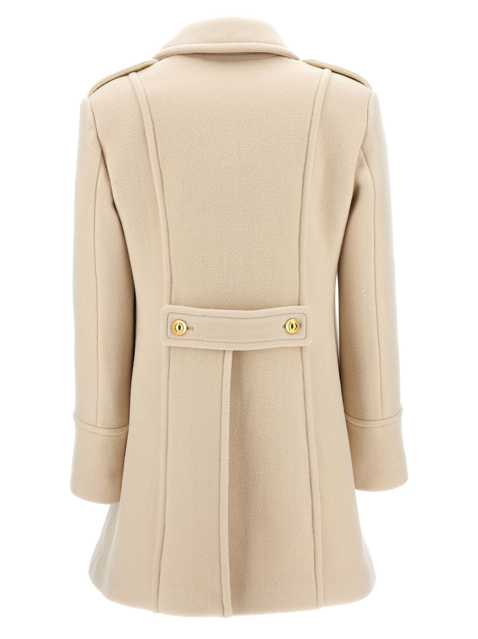 Tom Ford White Wool Women's Coat - Tom Ford - Modalova