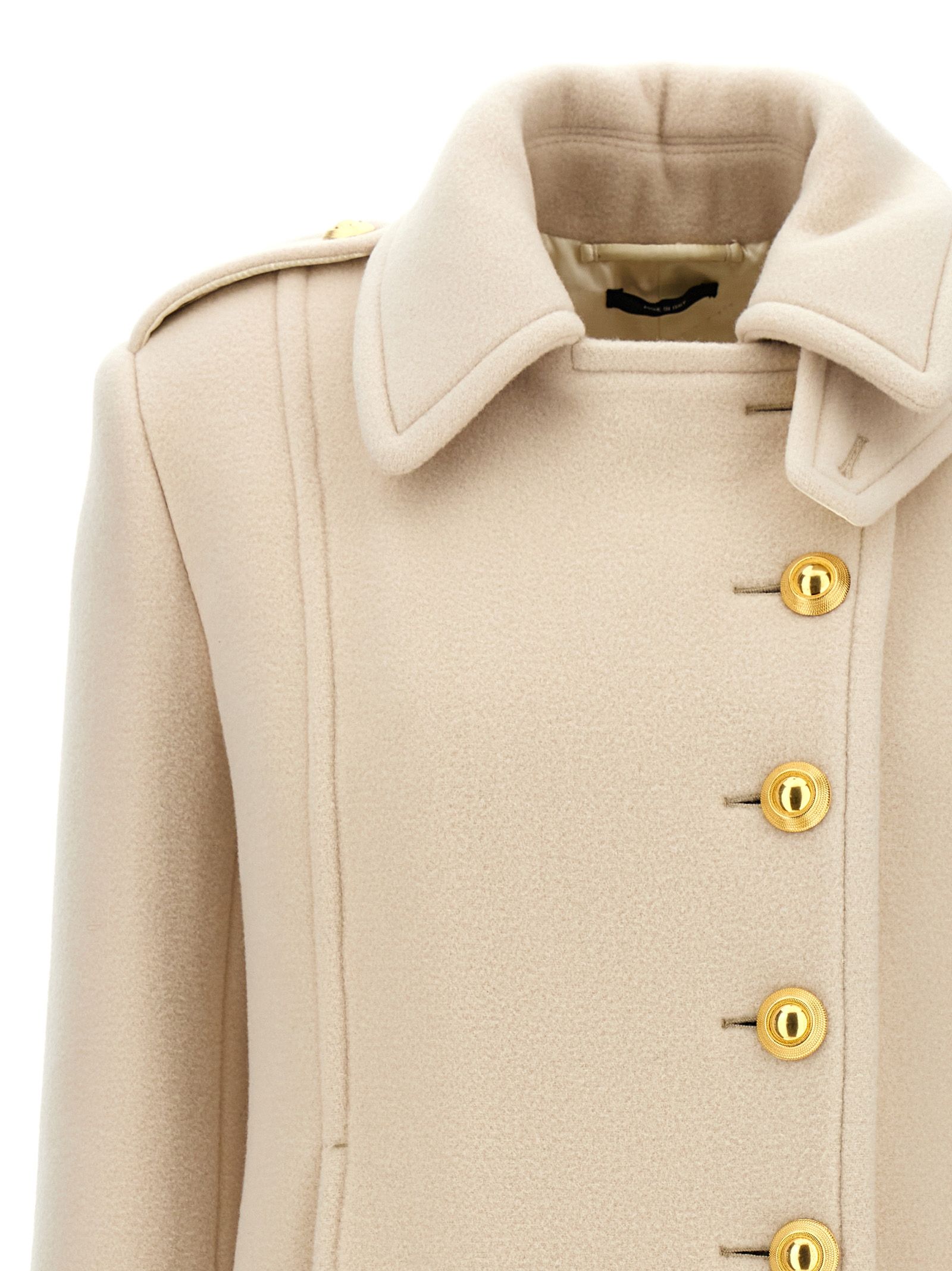 Tom Ford White Wool Women's Coat - Tom Ford - Modalova