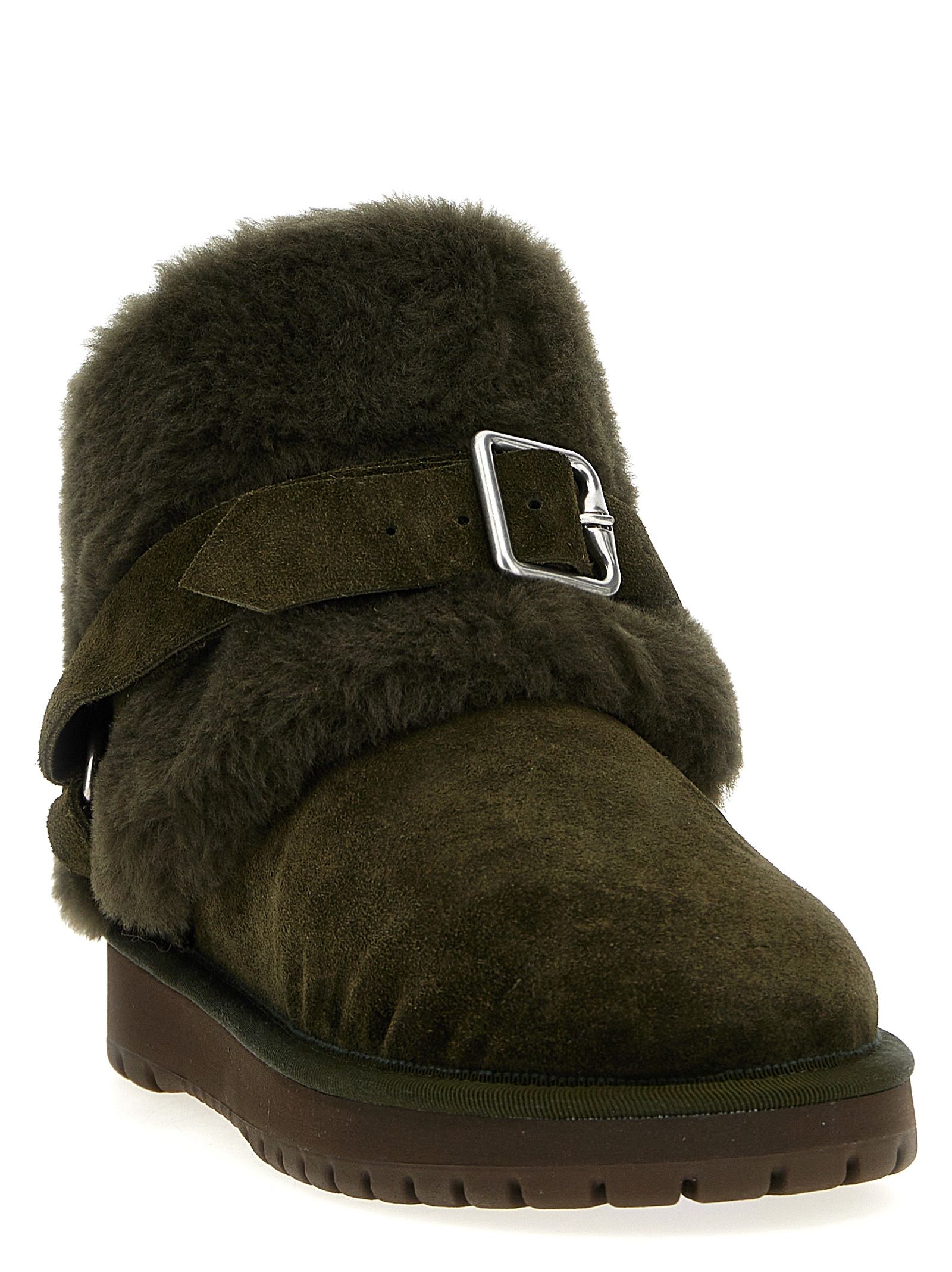 Leather Ankle Women's Boots - Burberry - Modalova