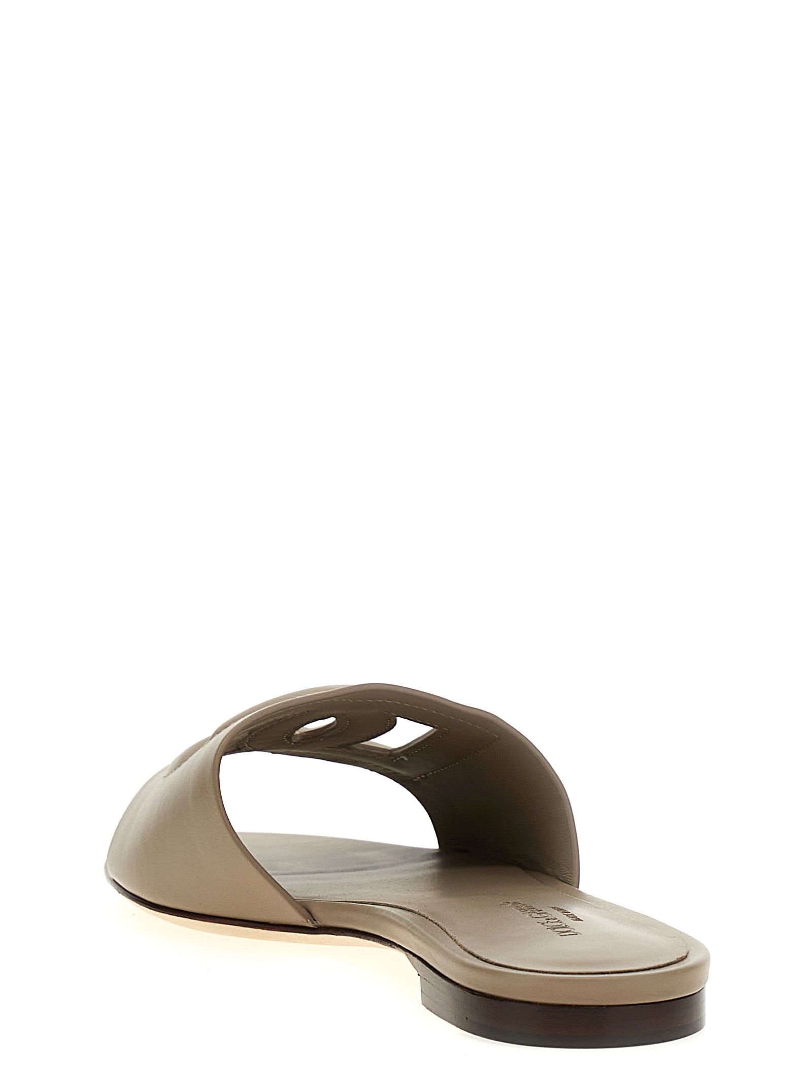 Calfskin Women's Slides - Dolce & Gabbana - Modalova