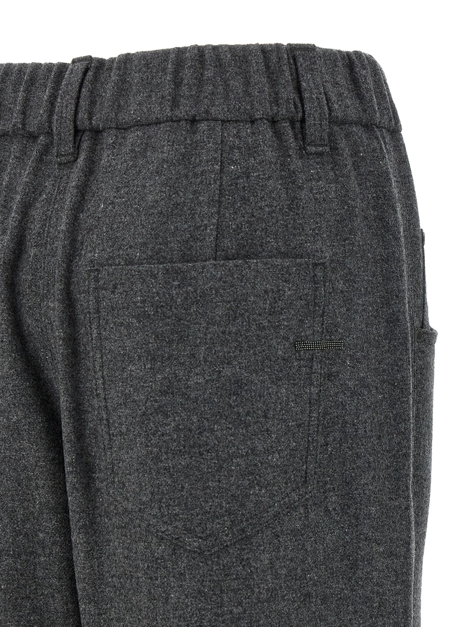 Virgin Wool Casual Women's Pants - Brunello Cucinelli - Modalova