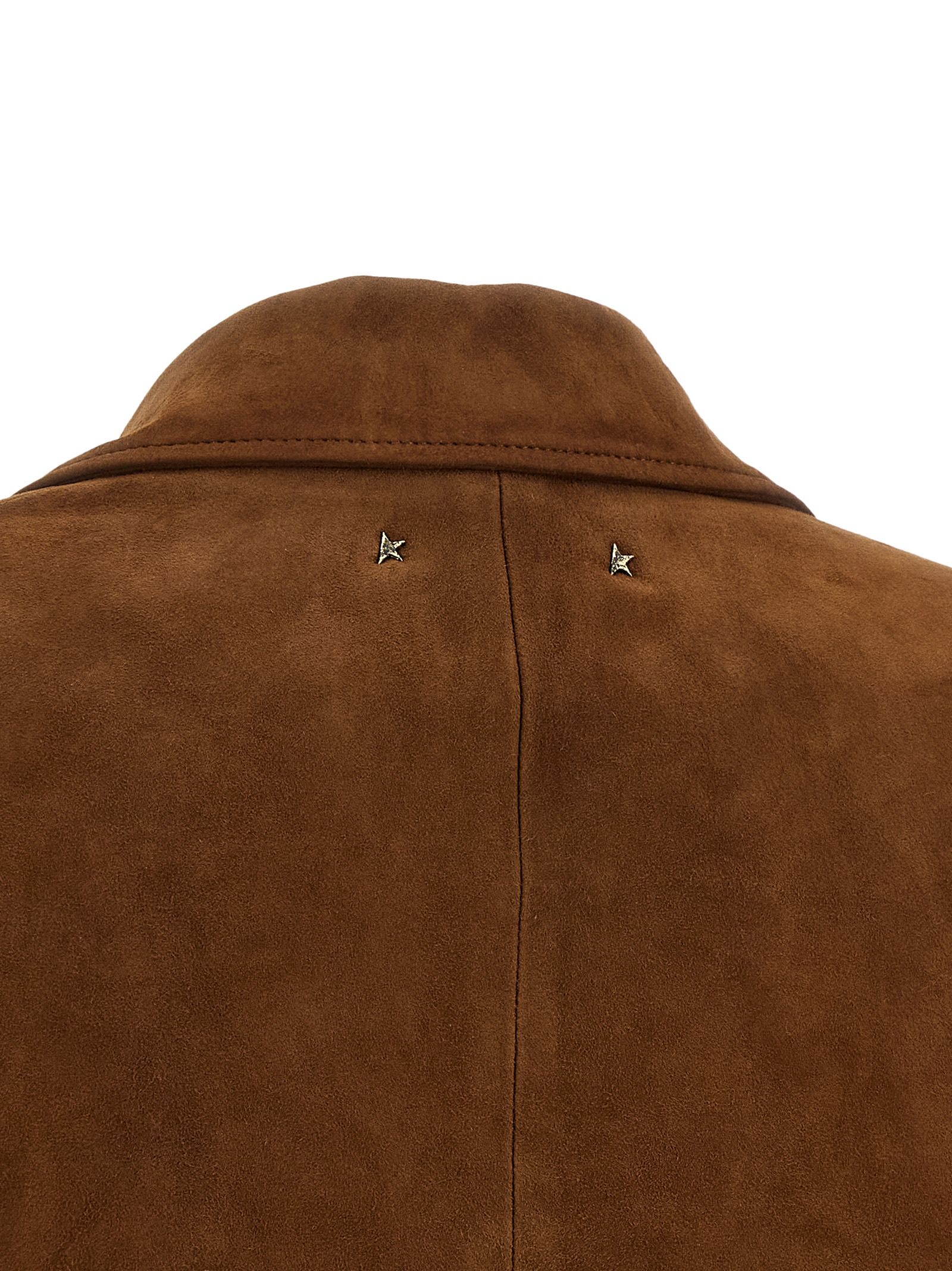 Lamb Leather Leather Women's Jacket - Golden Goose - Modalova