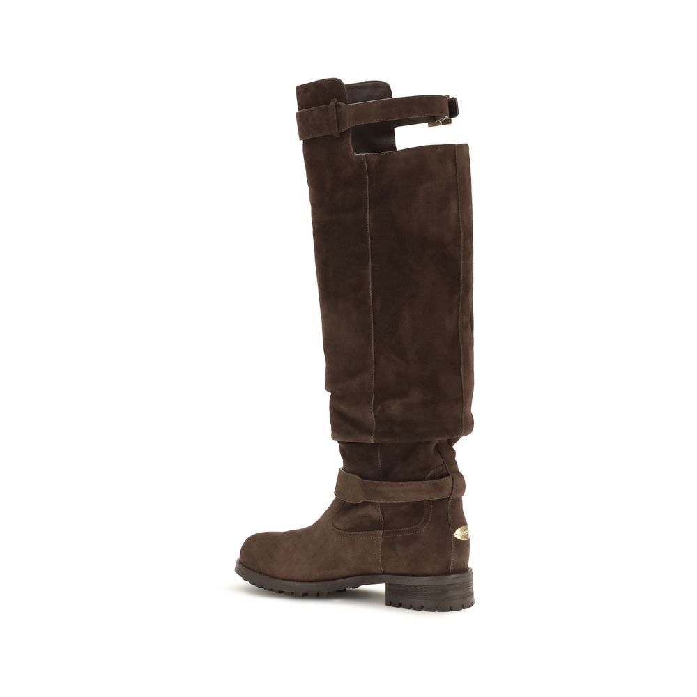 Calf Leather Bos Taurus Lace-Up Women's Boots - Jimmy Choo - Modalova