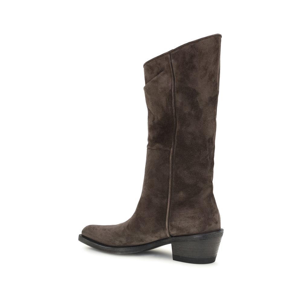 Leather Ankle Women's Boots - Khaite - Modalova