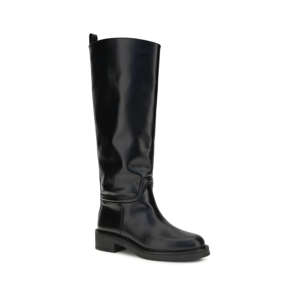 Calf Leather Bos Taurus Flat Women's Boots - Stuart Weitzman - Modalova