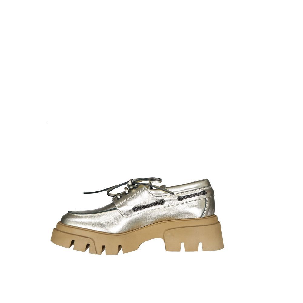Leather Platform Women's Loafers - Brunello Cucinelli - Modalova