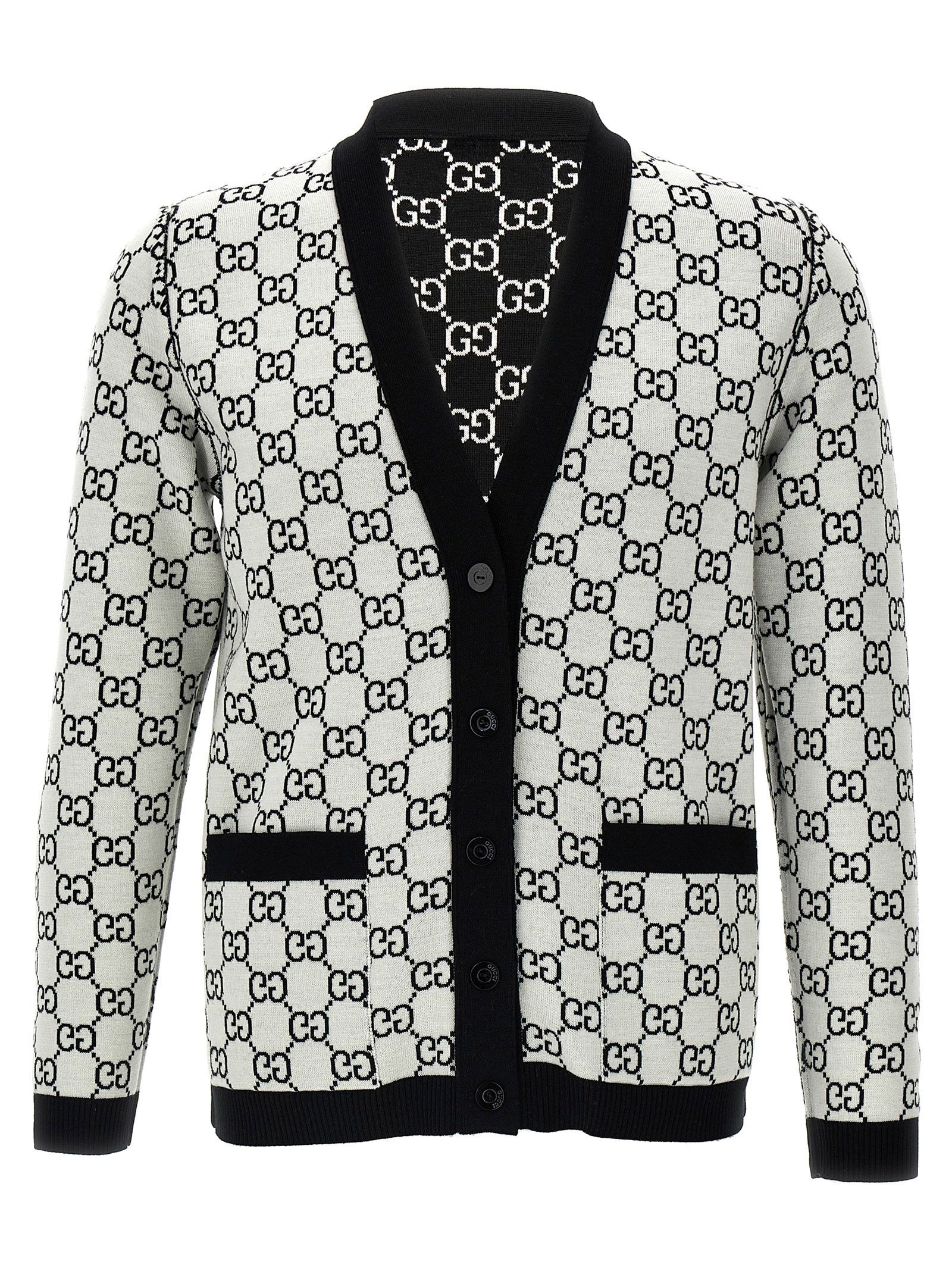 Gucci Bicolor Wool Women's Cardigan - Gucci - Modalova